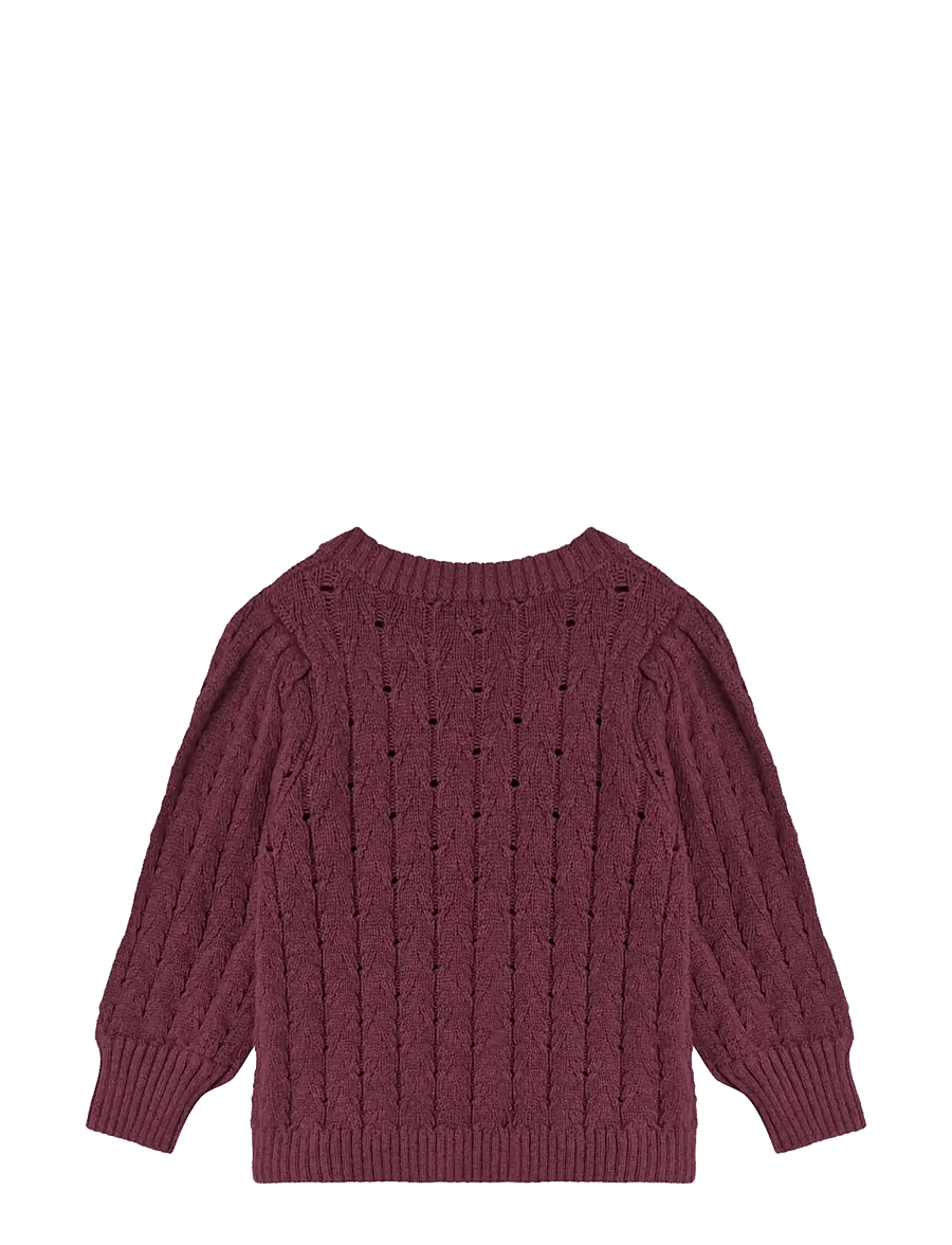 Fliink - BON CASHMERE BLOUSE - burgendy - 1
