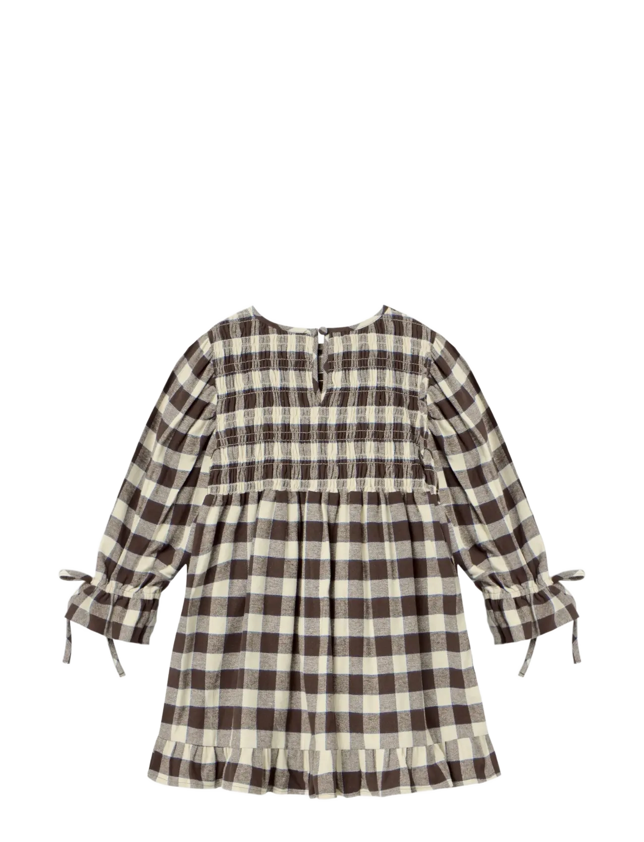 Fliink - CODY LS DRESS - langærmede babykjoler - insignia check - 1