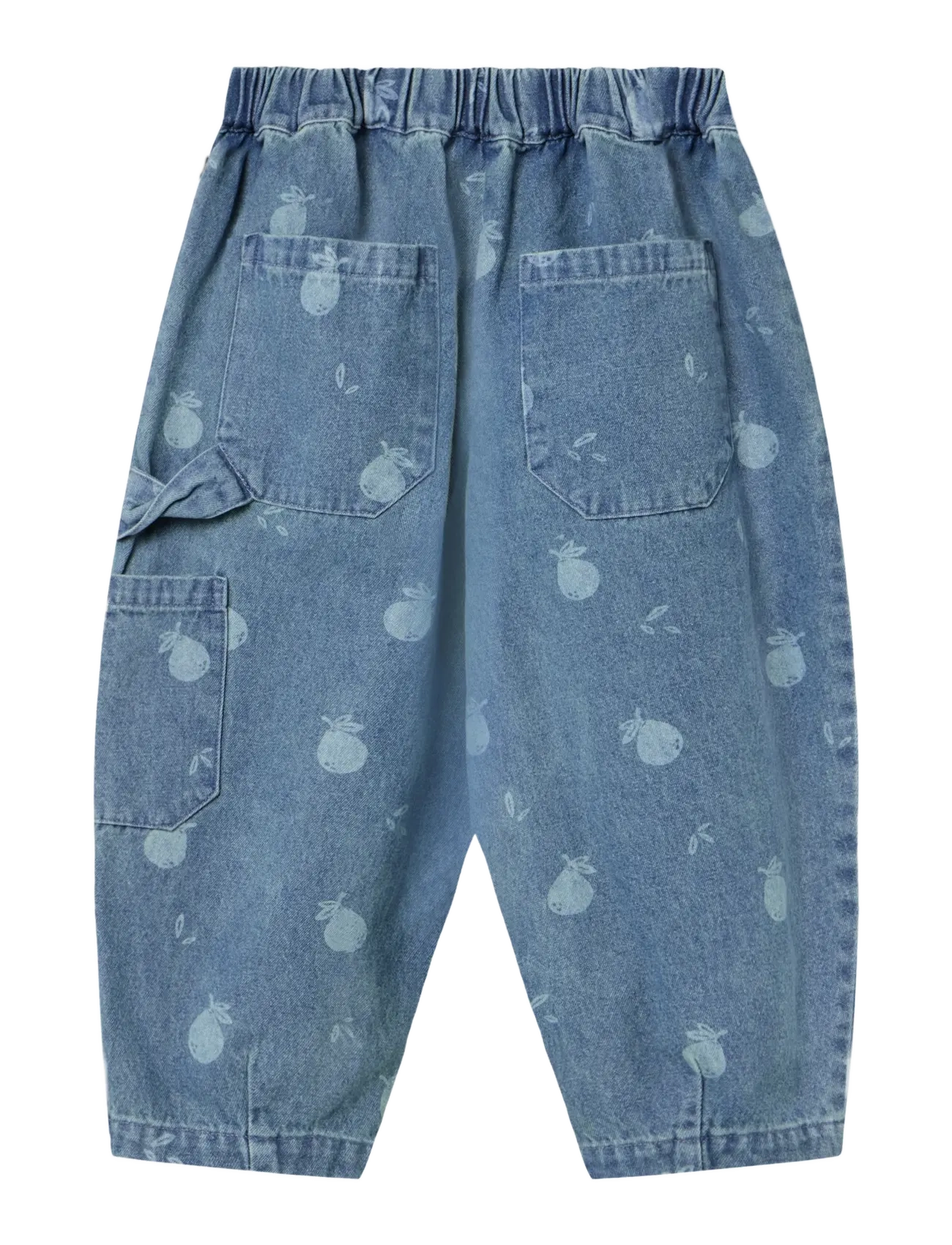 Fliink - DON DENIM DUNA CARGO PANT - medium blue aop - 2
