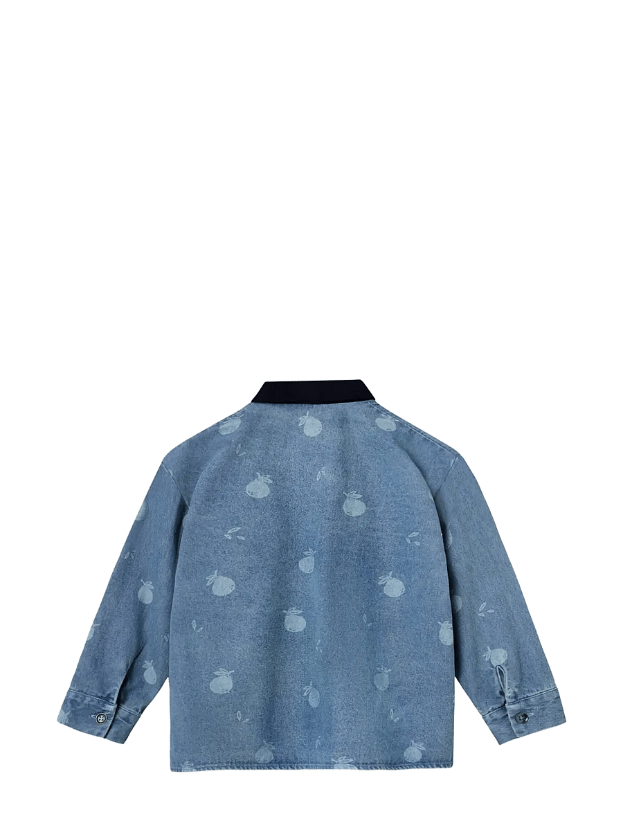 Fliink - DON DENIM SHIRT - langærmede skjorter - medium blue aop - 2