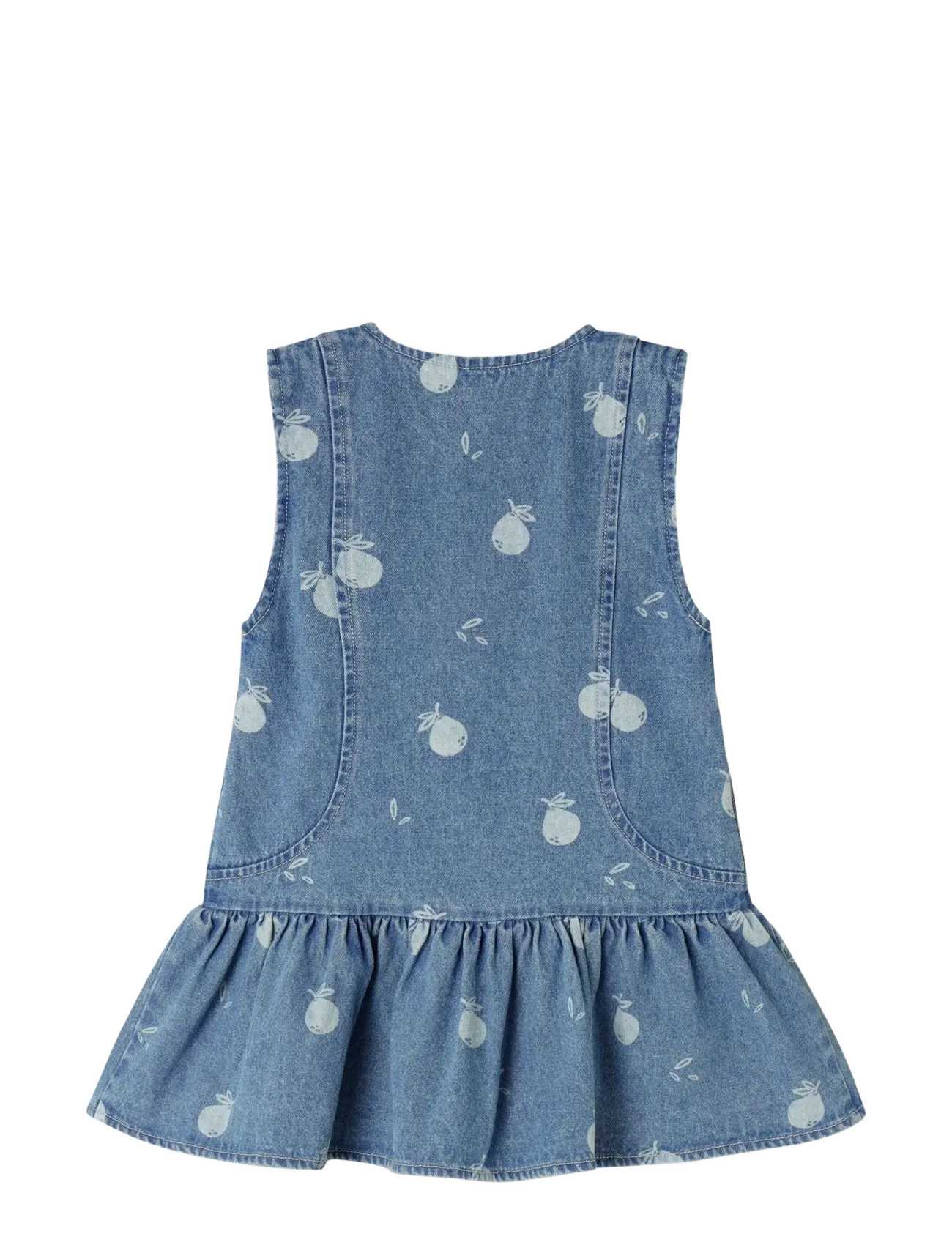 Fliink - DON DENIM SPENCER DRESS - medium blue aop - 2