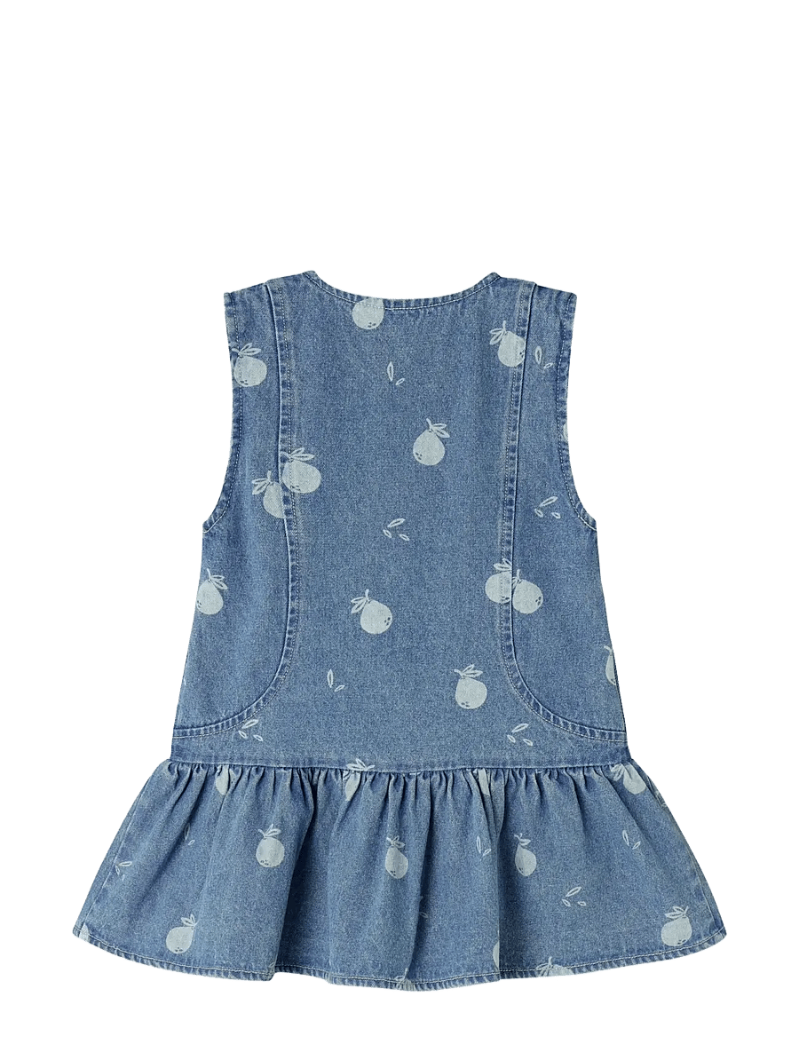 Fliink - DON DENIM SPENCER DRESS - Ærmeløse babykjoler - medium blue aop - 2