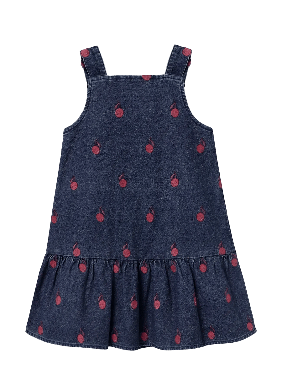 Fliink - DONNA EMBR. SPENCER DRESS - latzkleid - dark denim blue - 2