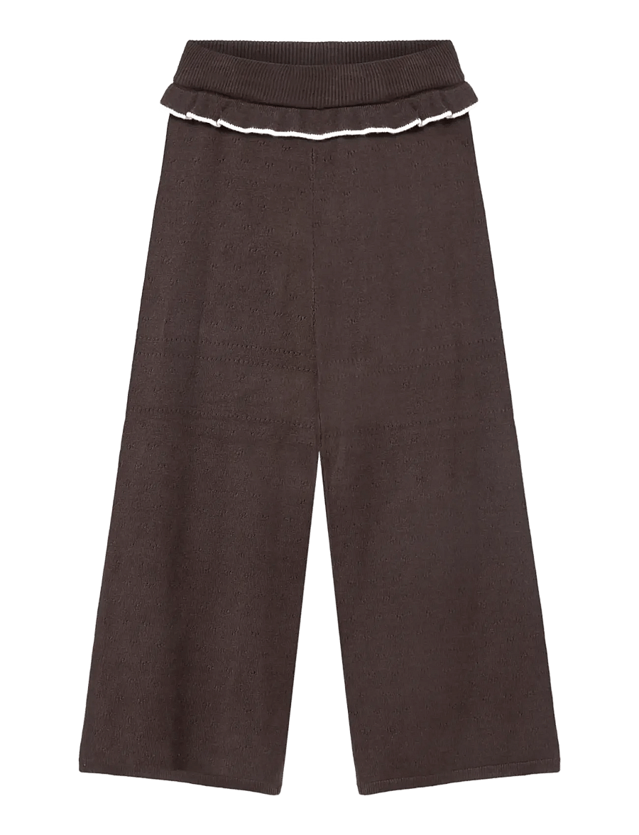 Fliink - FAME CONTRAST PANT - babyhosen - coffee bean / sandshell - 0