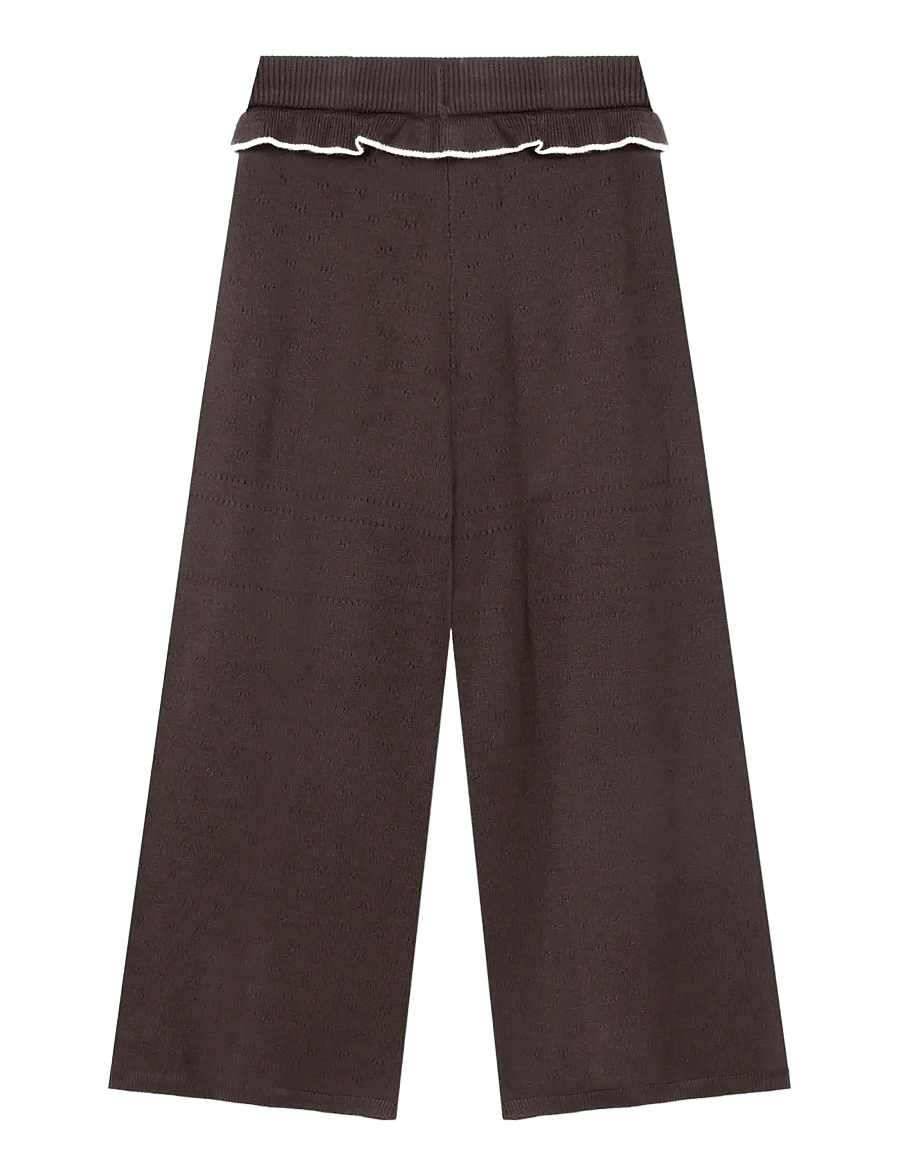 Fliink - FAME CONTRAST PANT - babyhosen - coffee bean / sandshell - 1