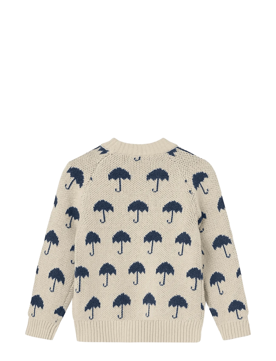 Fliink - JANIE CASHMERE UMBRELLA PULLOVER - džemprid - sandshell / insignia blue - 2
