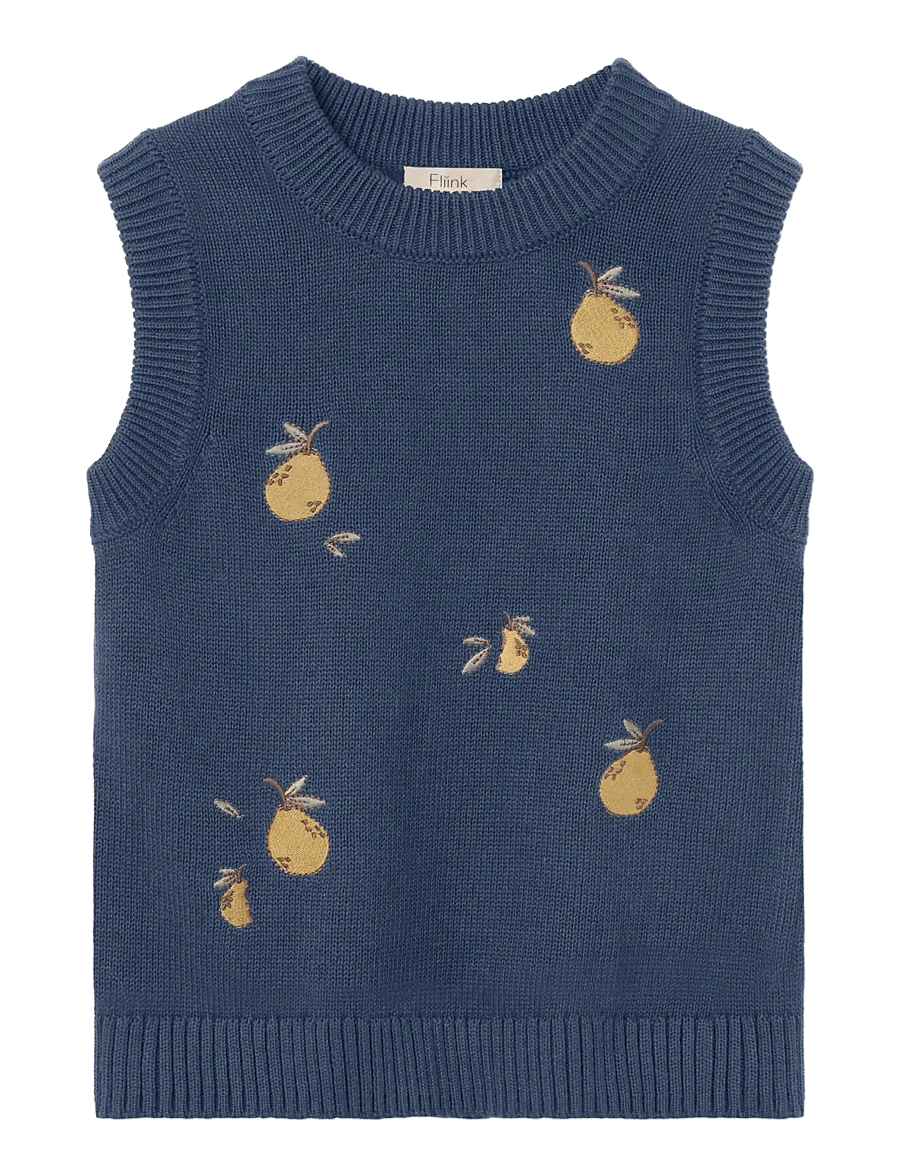 Fliink - MAHDI PEAR VEST - vestid - insignia blue - 0