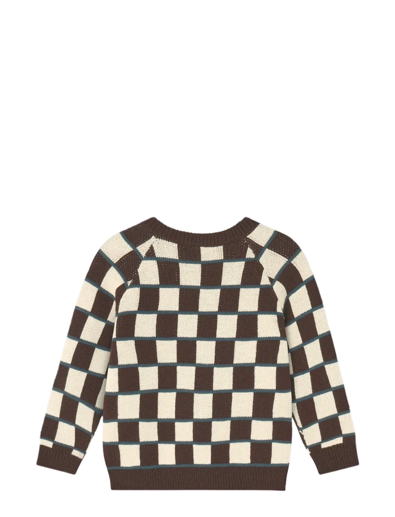 Fliink - NOVA CHECK PULLOVER - džemprid - sandshell / coffee bean - 2