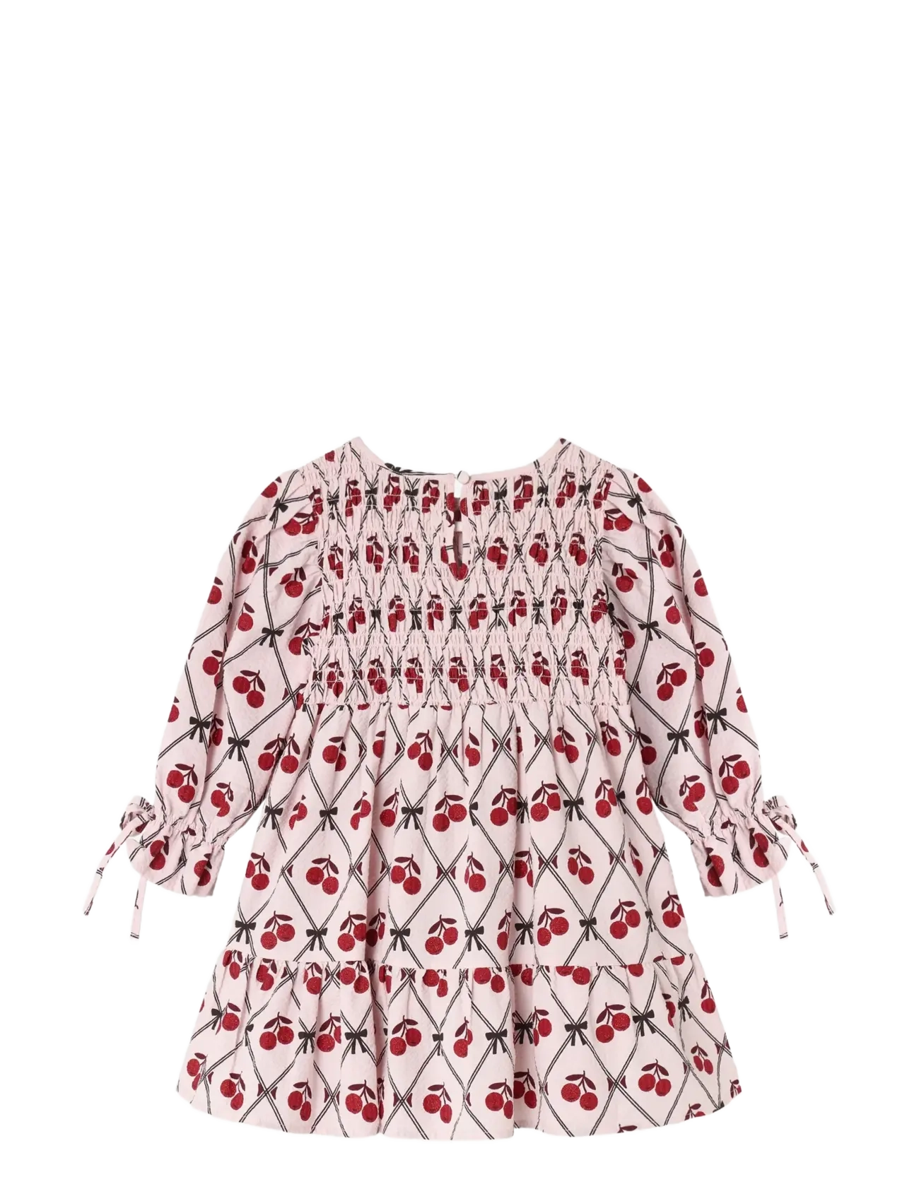Fliink - WINTER GLITTER BERRY DRESS - rose smoke aop - 2