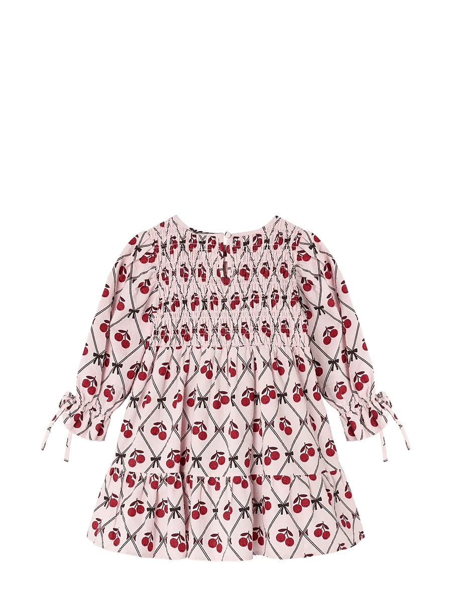 Fliink - WINTER GLITTER BERRY DRESS - langärmelige freizeitkleider - rose smoke aop - 2