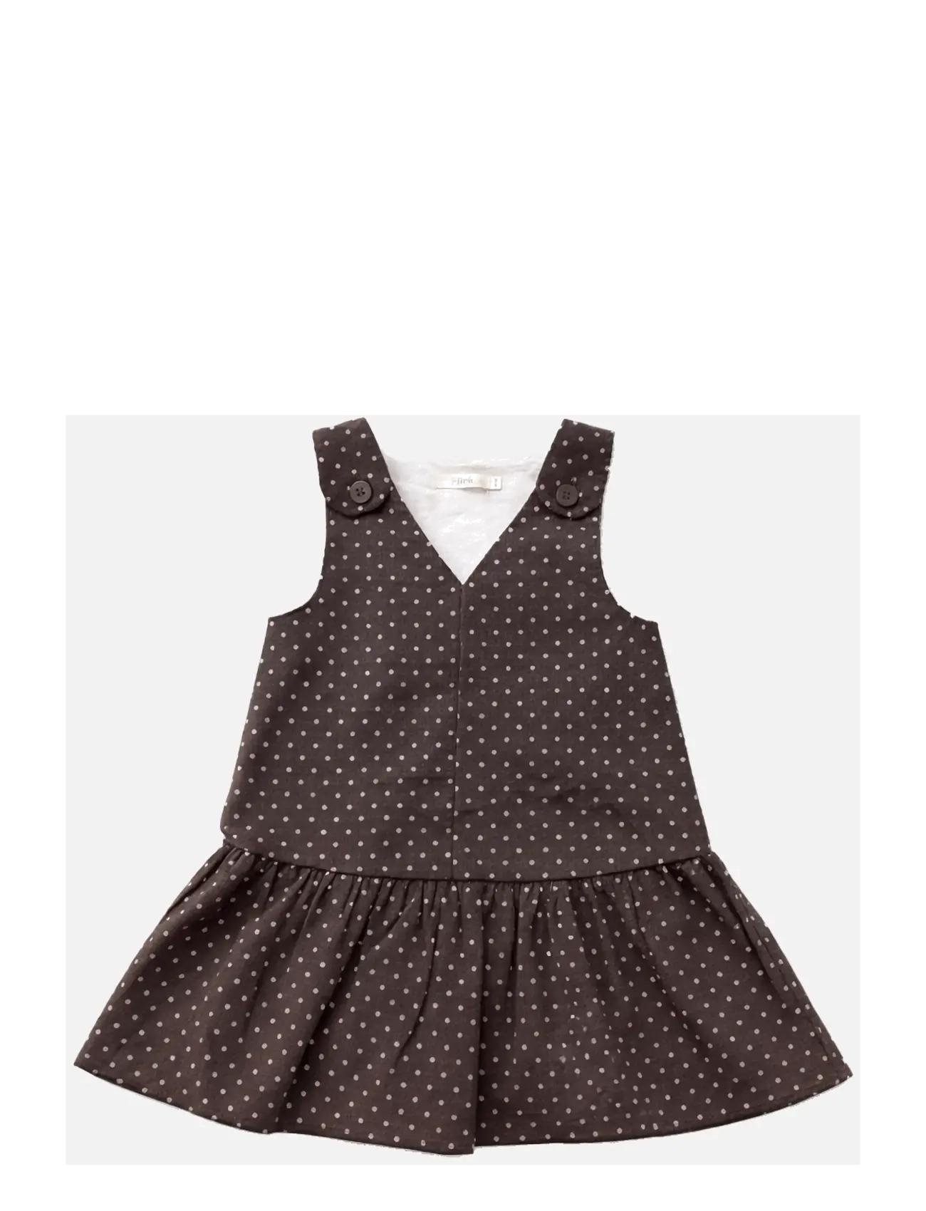 Fliink DOLLY DOT SPENCER DRESS - Kleider - COFFEE BEAN DOT / brown