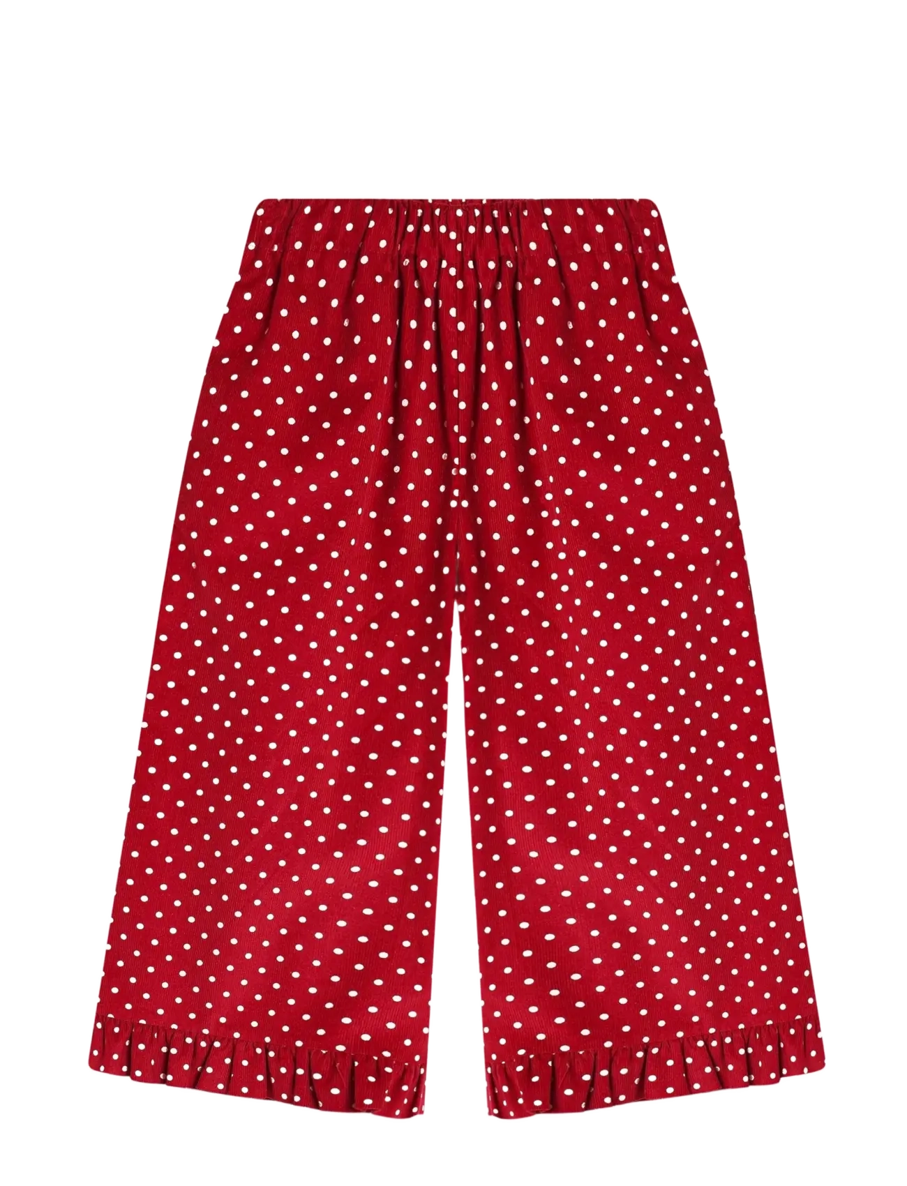Fliink DOLLY DOT RUFFLE PANT - Beebiriided - RED BUD DOT / red