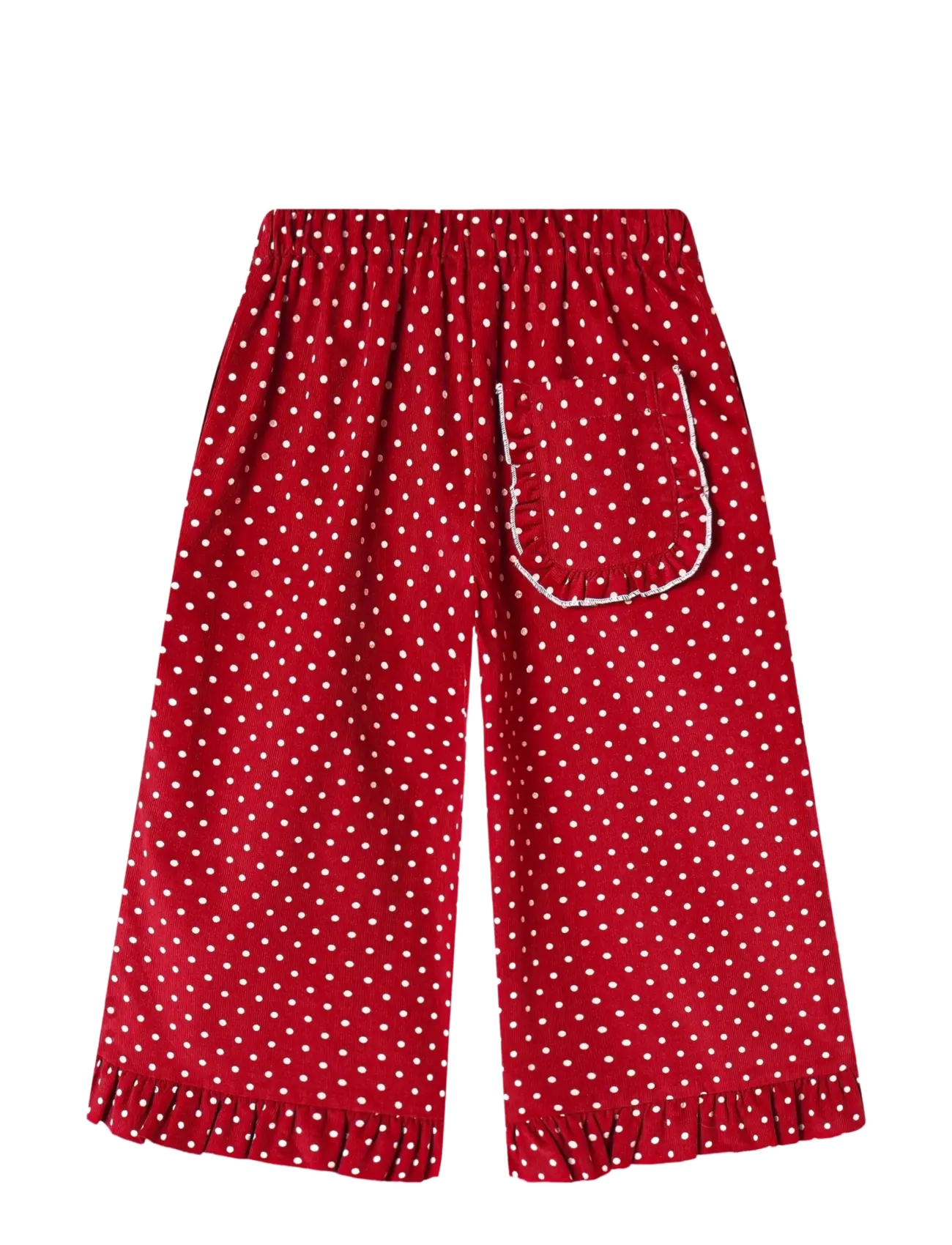 Fliink - DOLLY DOT RUFFLE PANT - red bud dot - 2