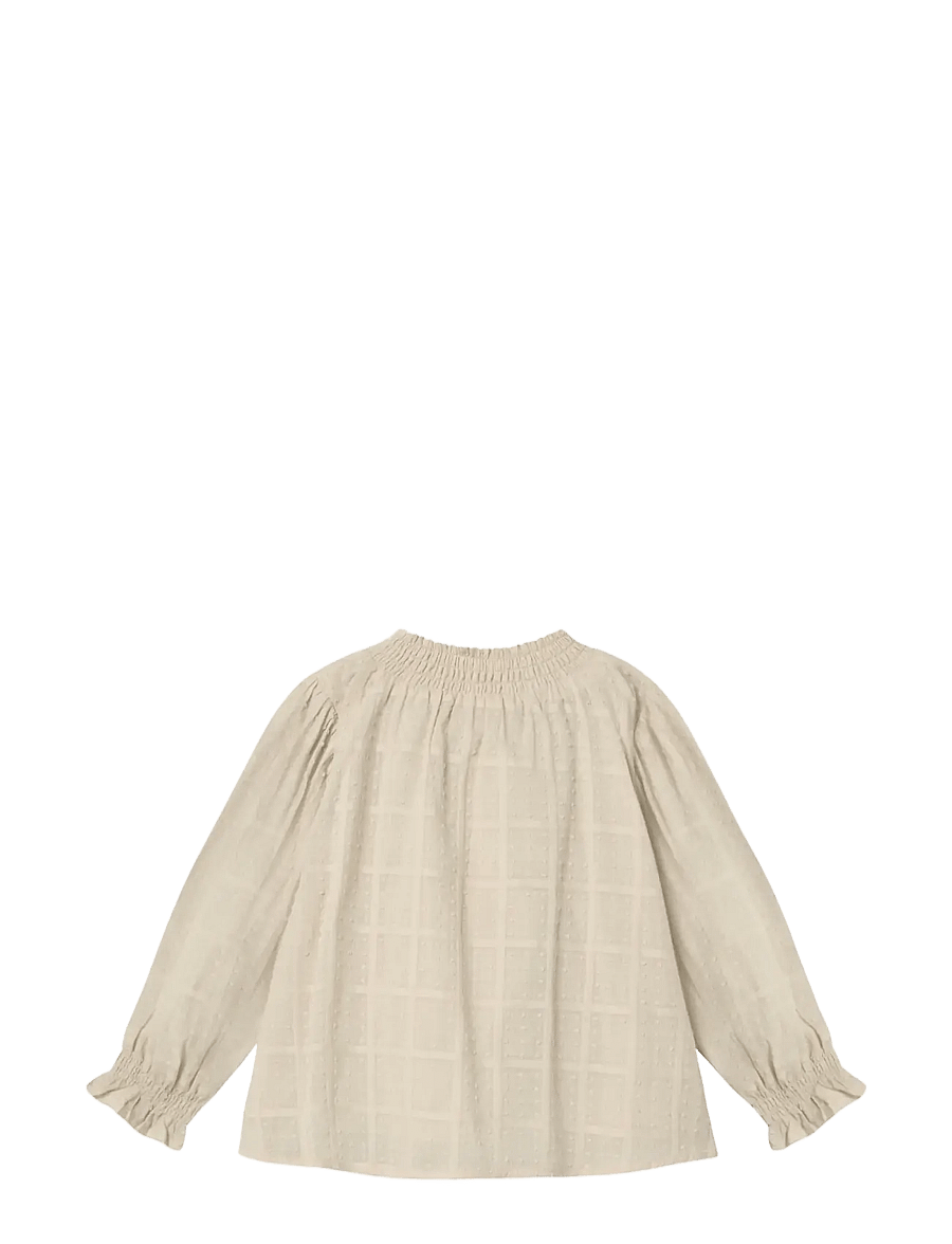 Fliink - DARLI LS BLOUSE - pluusid ja tuunikad - sandshell - 1