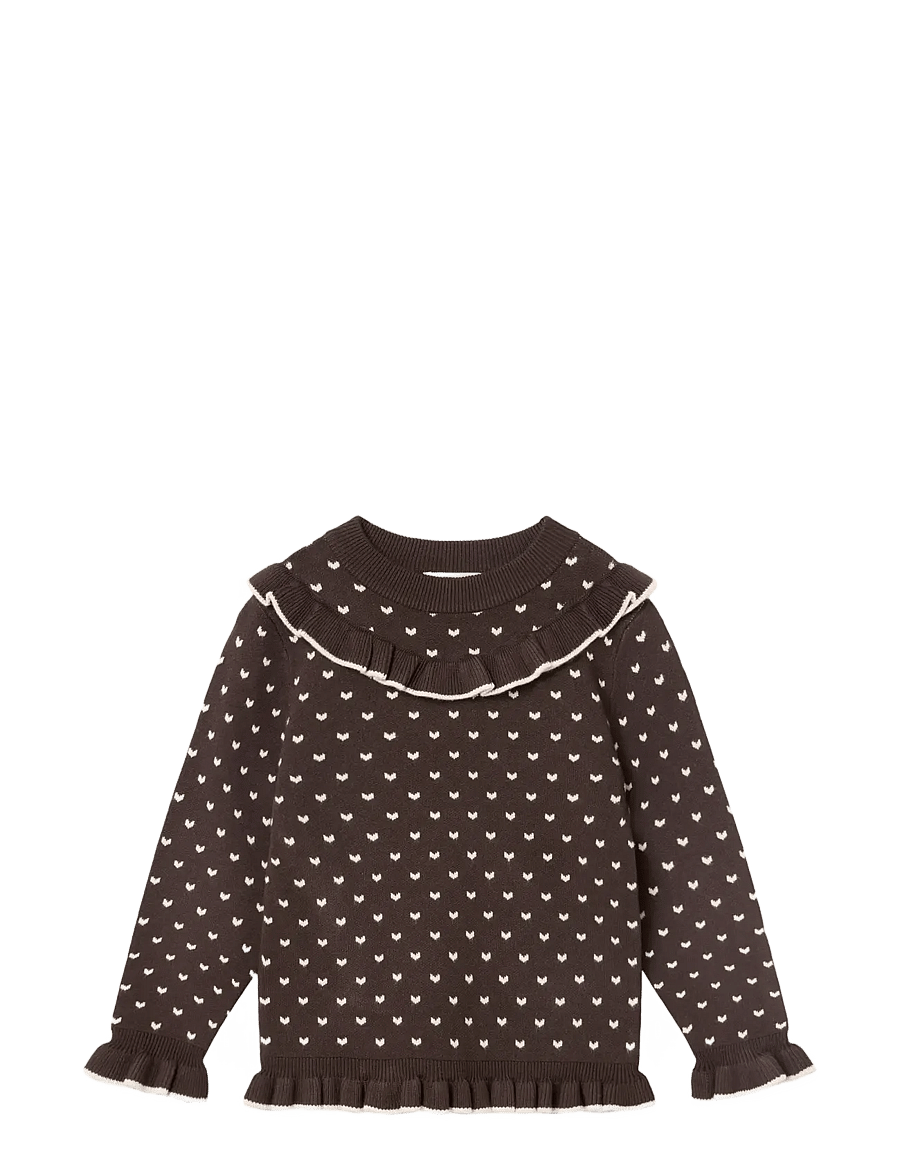 Fliink - FAME CONTRAST BLOUSE - bluser & tunikaer - coffee bean / sandshell - 1