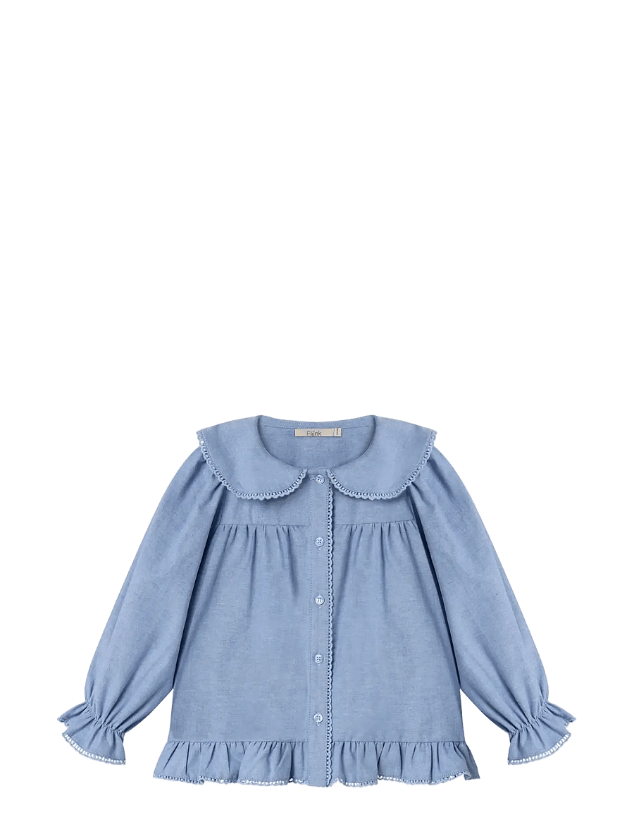 Fliink - CONNIE LS BLOUSE - bluser & tunikaer - marina - 0