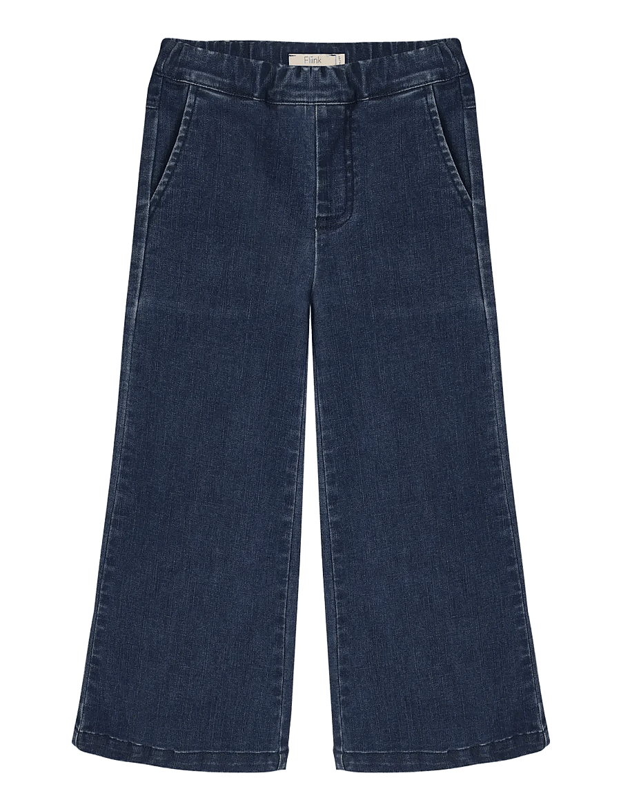 Fliink - ROCKY FLARE PANT - brede jeans - dark denim blue - 0