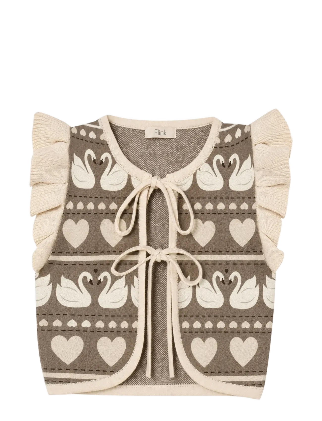 Fliink LOVELY MULTI VEST - Uus - SANDSHELL MULTI / beige