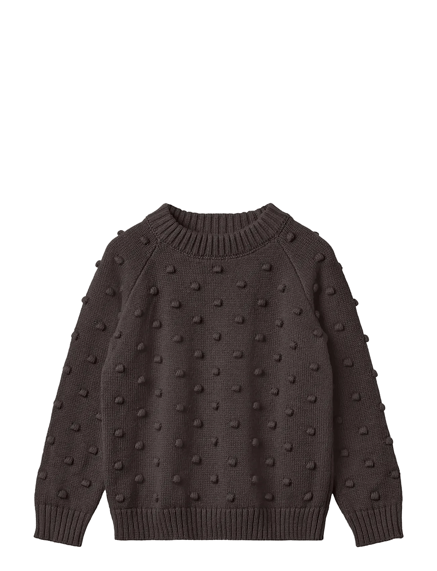 Fliink - BON CASHMERE DOT PULLOVER - trøjer - coffee bean - 0