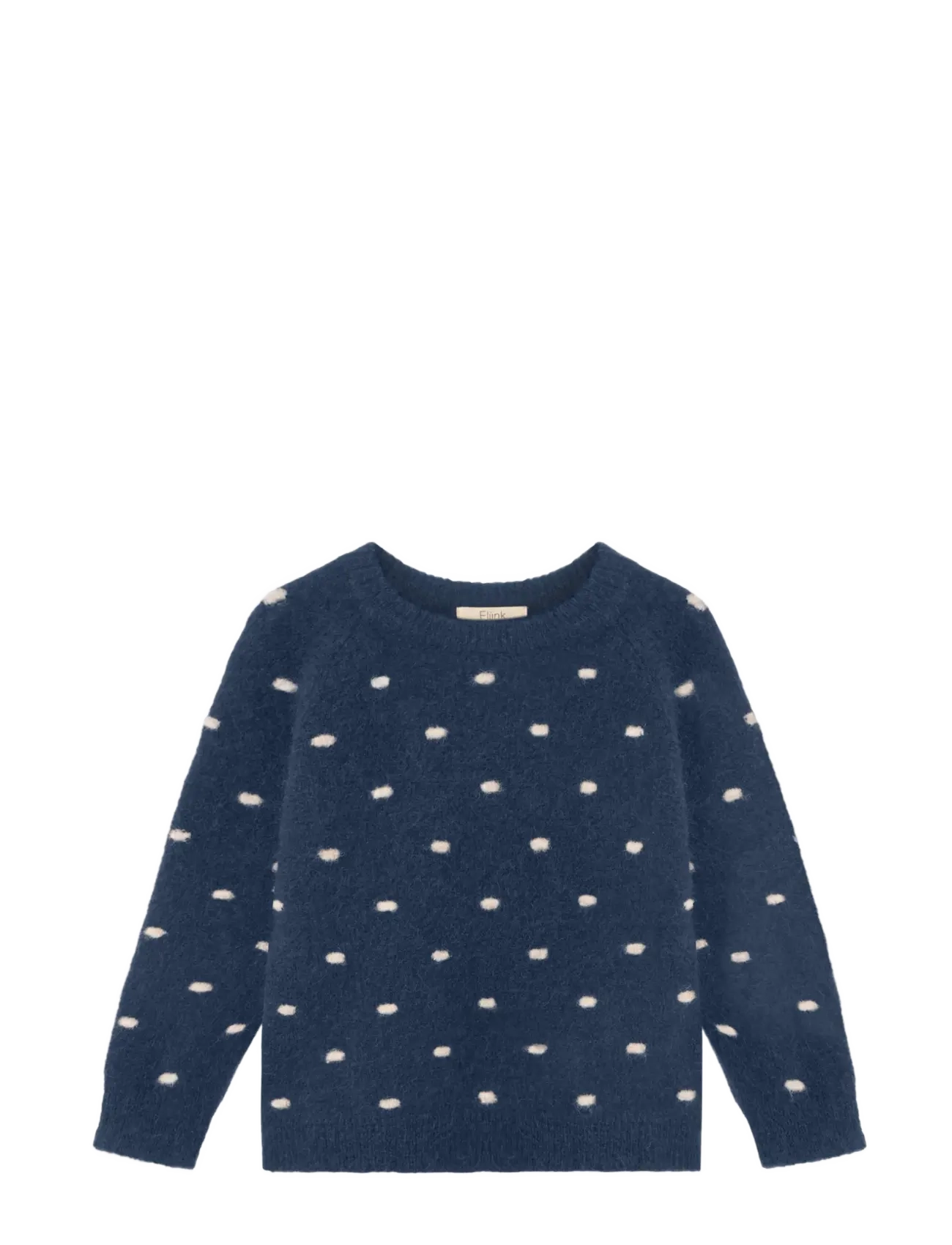 Fliink STAR ALPACA POLKA PULLOVER - Tøj - INSIGNIA BLUE / SANDSHELL / navy