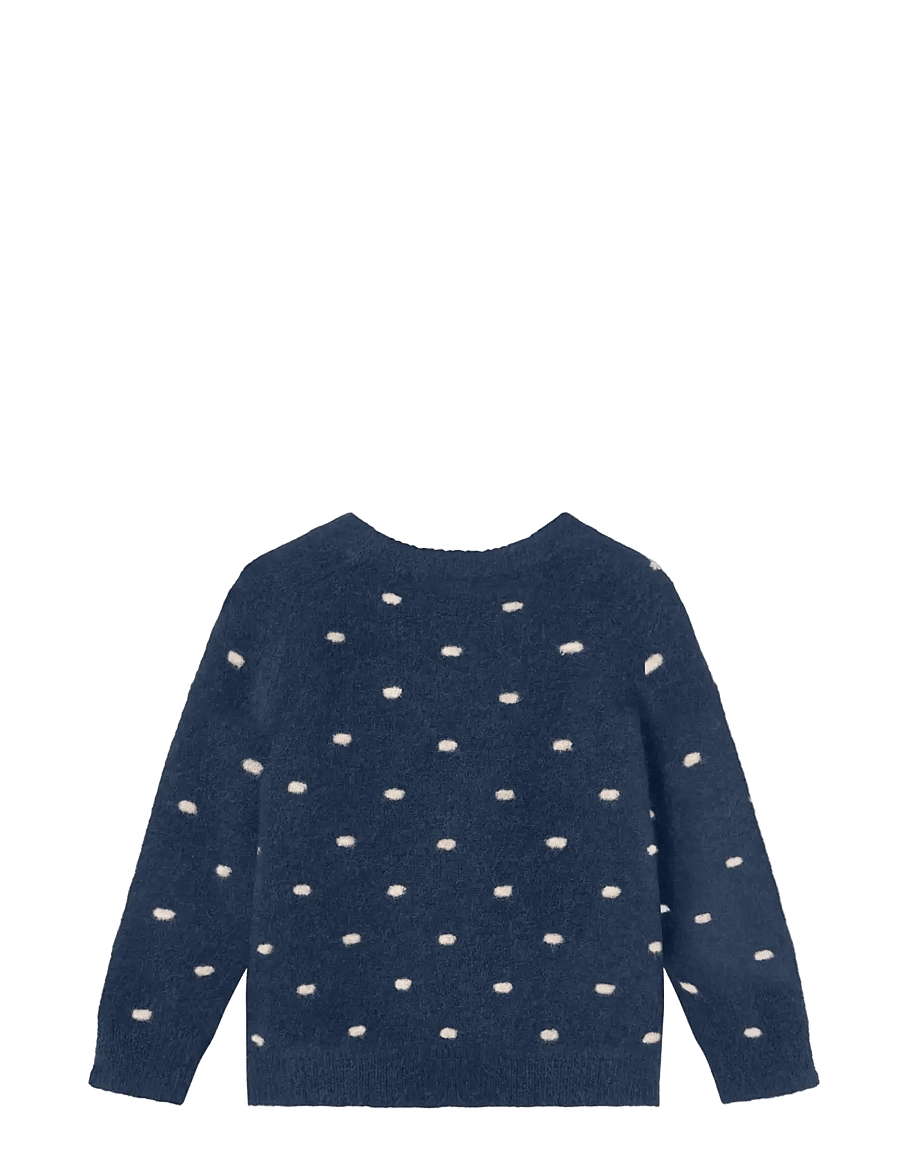 Fliink - STAR ALPACA POLKA PULLOVER - trøjer - insignia blue / sandshell - 2