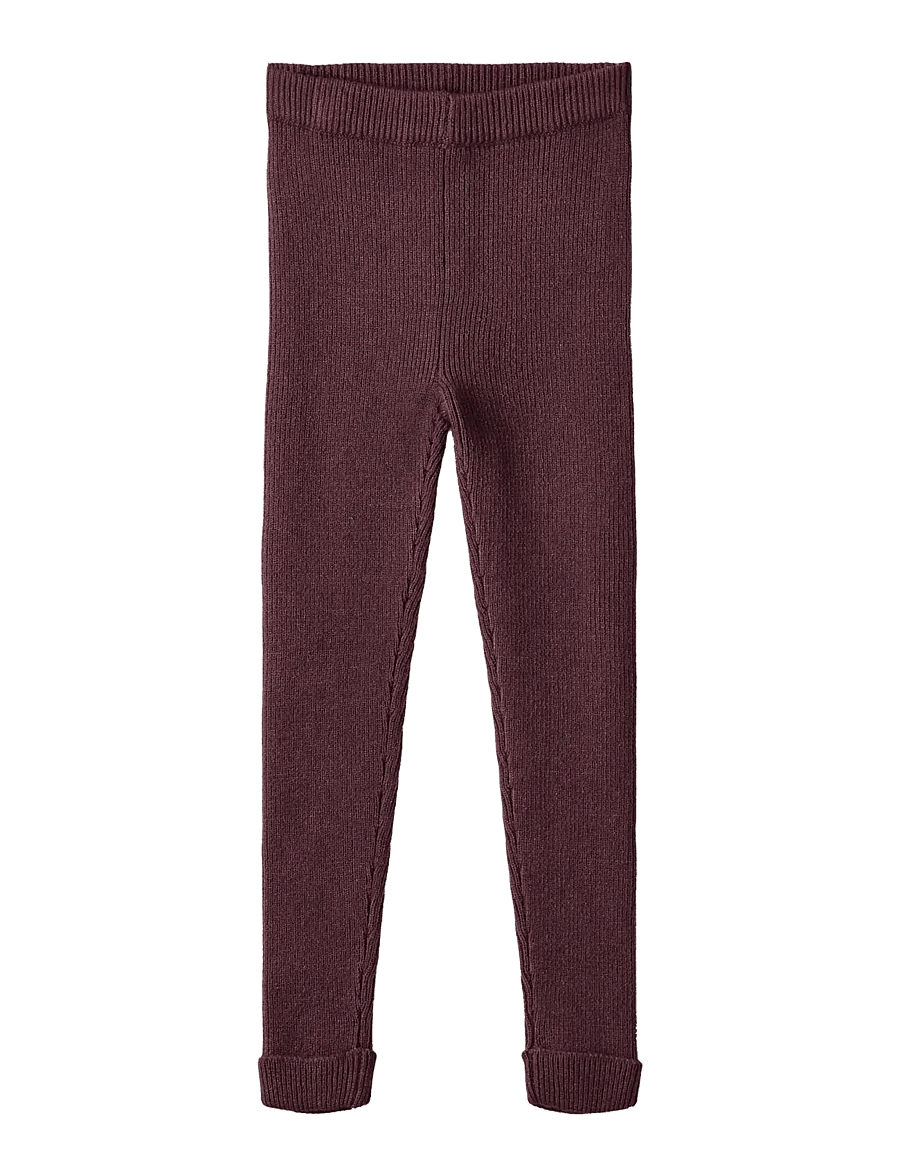 Fliink - BENNA RIB LEGGIN - retuusid - burgendy - 0