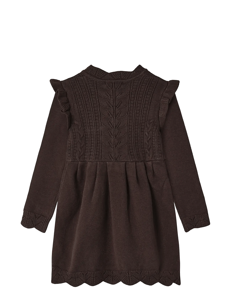 Fliink - ALILLY DRESS - langærmede hverdagskjoler - coffee bean - 1