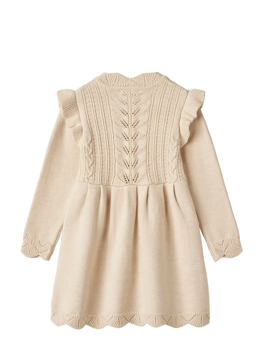 Fliink - ALILLY DRESS - langärmelige freizeitkleider - sandshell - 1