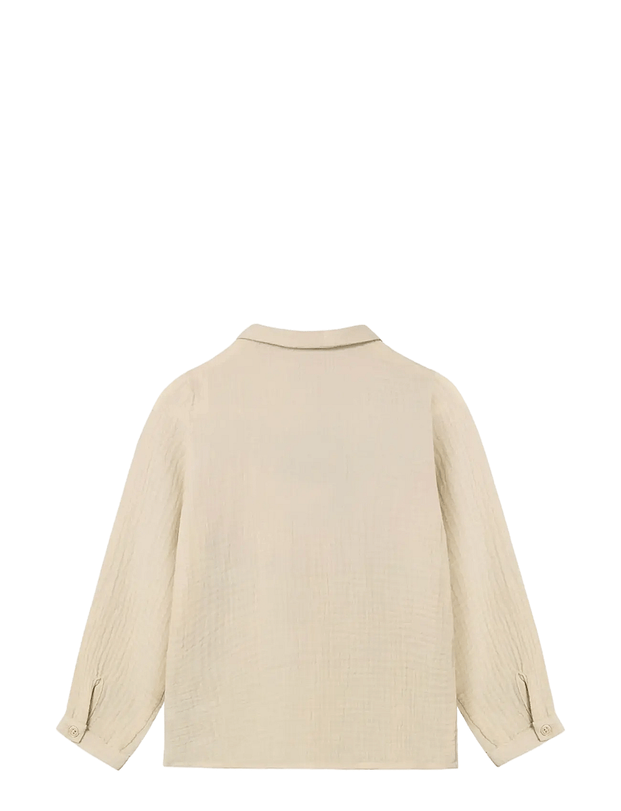 Fliink - ELMO LS SHIRT - langærmede skjorter - sandshell - 1