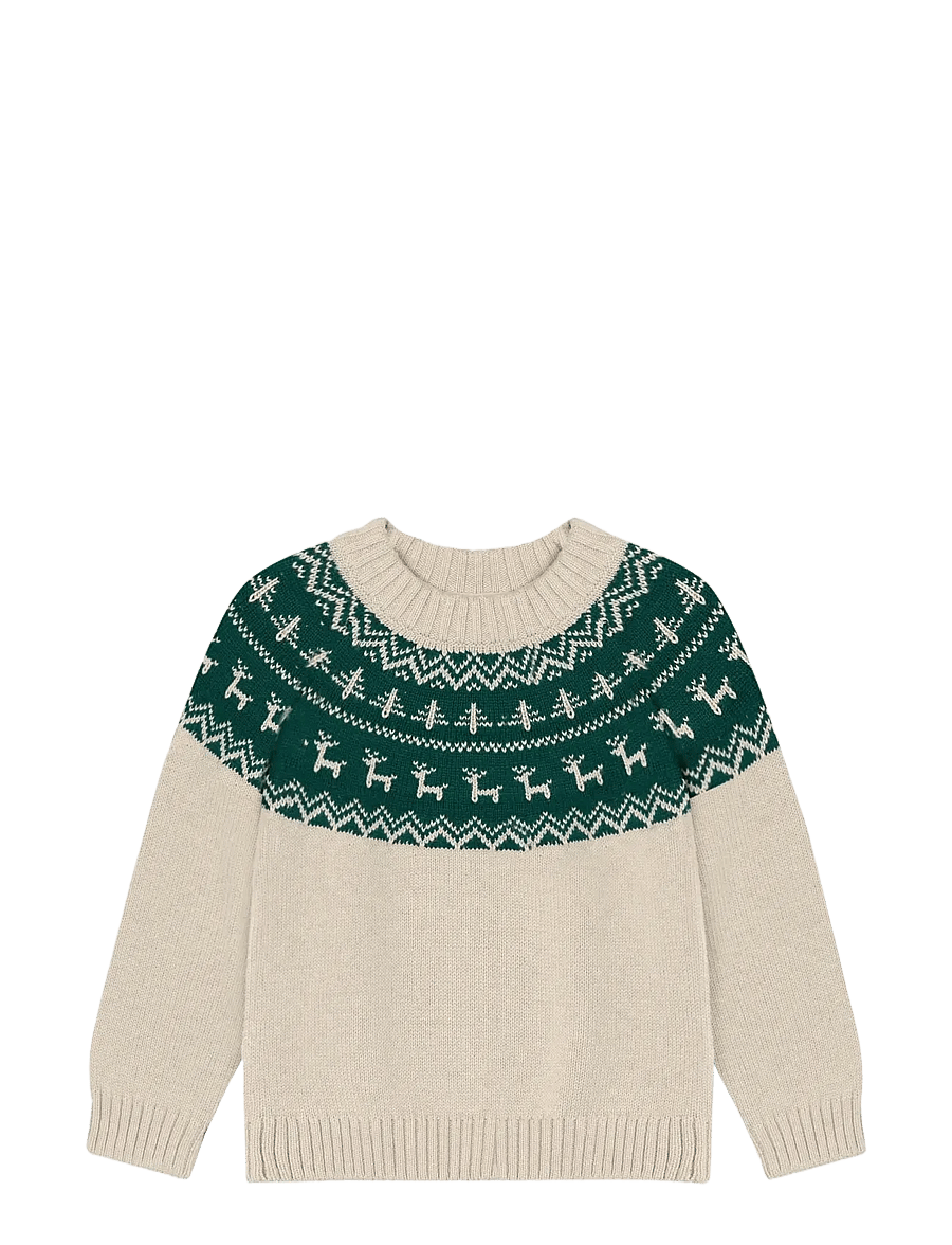 Fliink - JANIE NORDIC PULLOVER - pullover - sandshell - 1