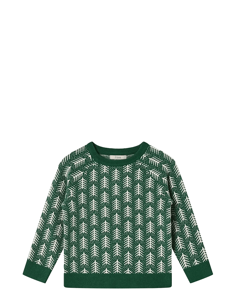 Fliink - BENNA TREE PULLOVER - trøjer - hunter green - 0