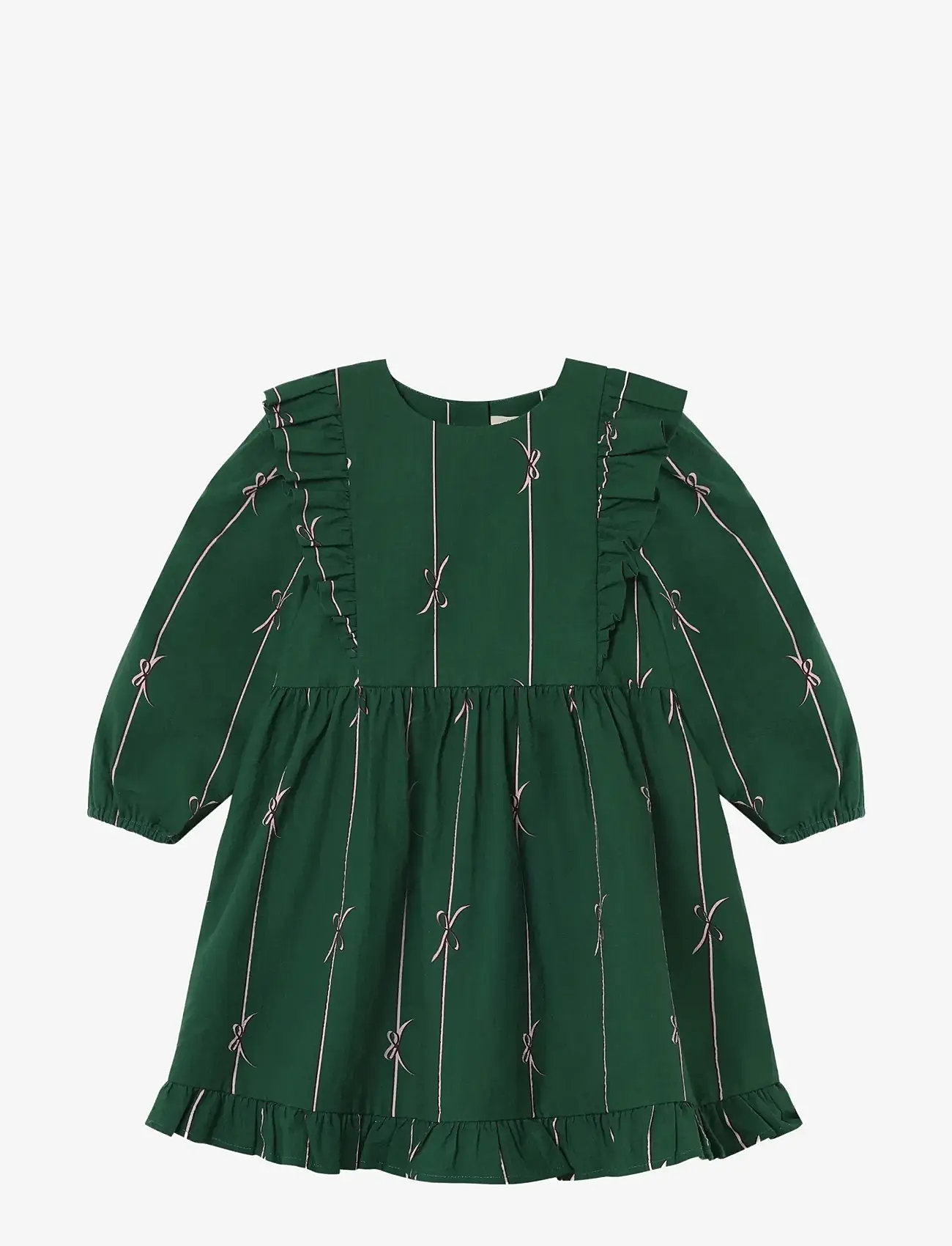 Fliink - BOWIE LS DRESS - pikkade varrukatega vabaaja kleidid - green - 0