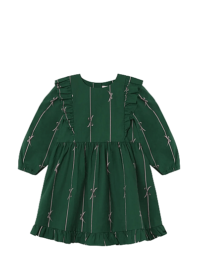 Fliink BOWIE LS DRESS - Långärmade babyklänningar - GREEN / green