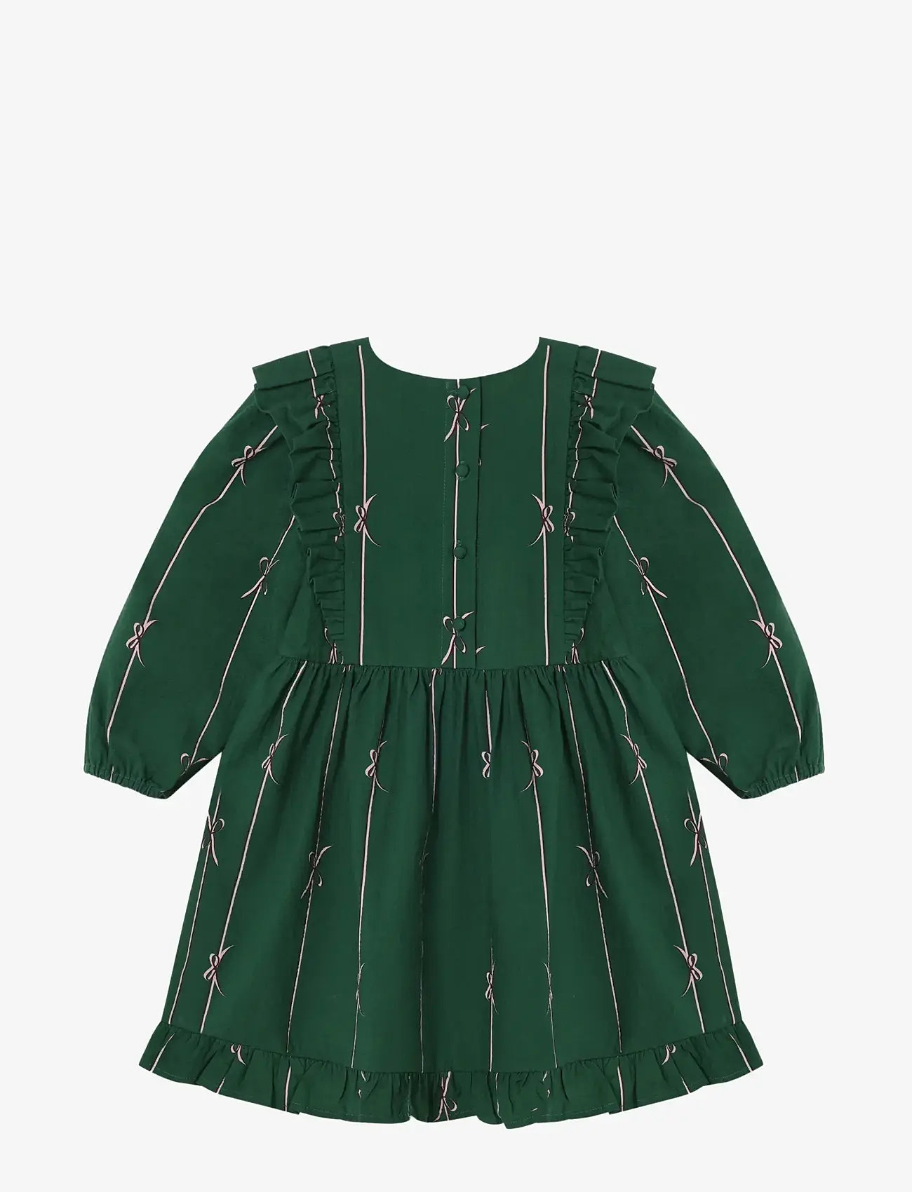 Fliink - BOWIE LS DRESS - pikkade varrukatega vabaaja kleidid - green - 1