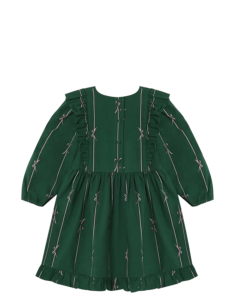 Fliink - BOWIE LS DRESS - långärmade vardagsklänningar - green - 1