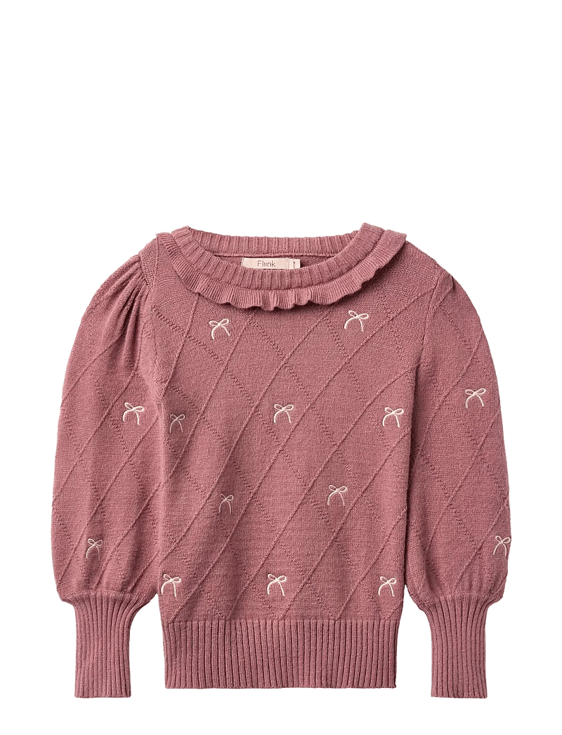 Fliink - ALON BOW BLOUSE - ash rose - 0