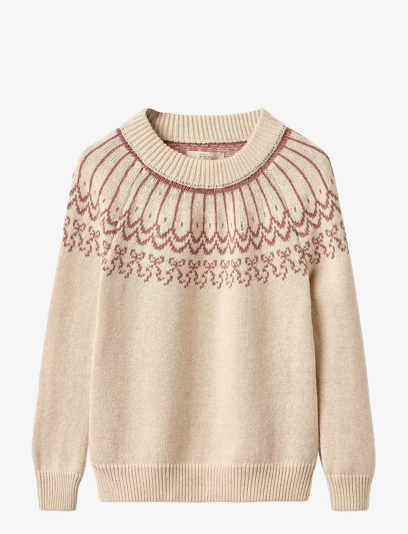 Fliink - NOVA BOW PULLOVER - autumn clothing - sandshell - 0