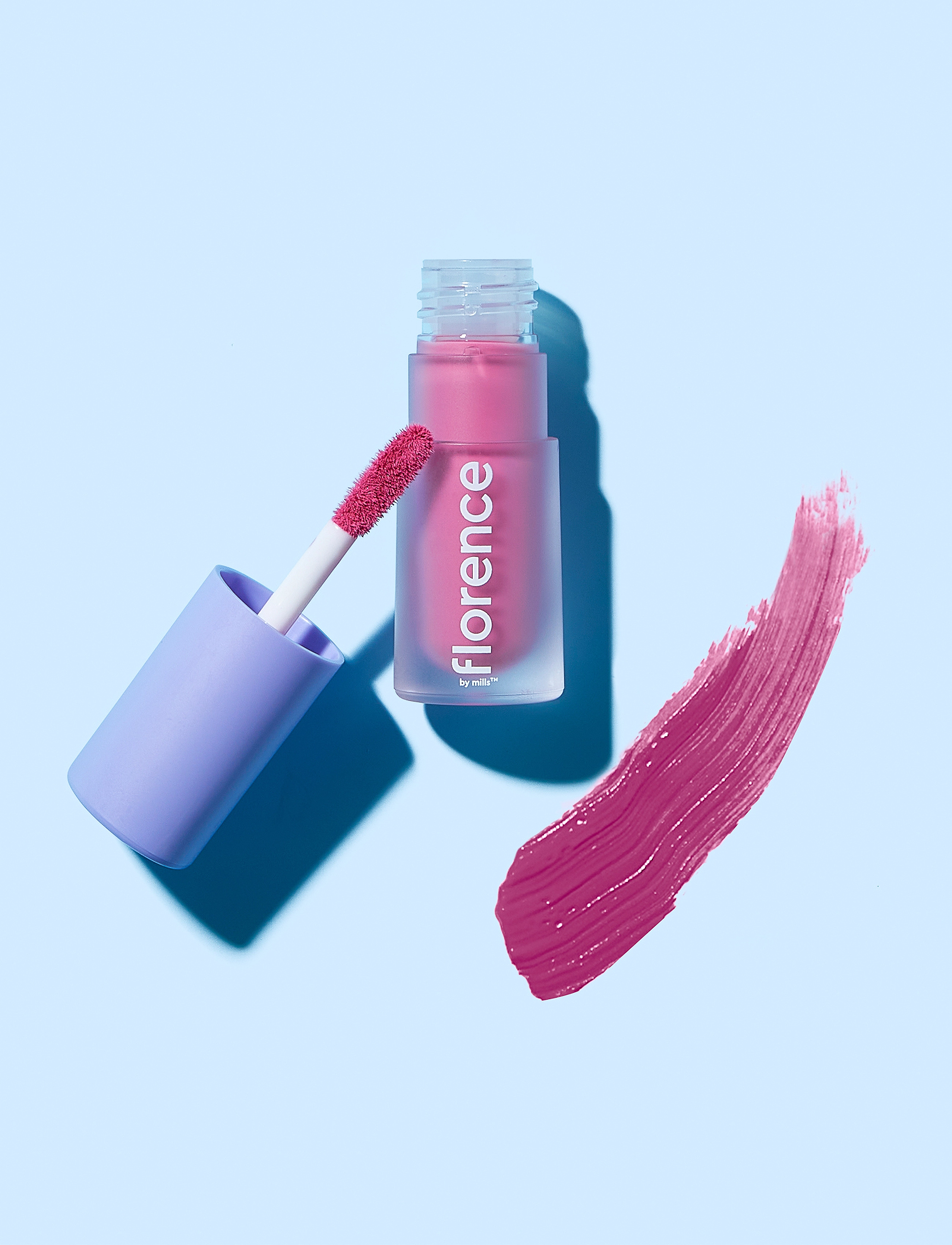 Florence By Mills - Be A VIP Velvet Liquid Lipstick - förðunarvörur - go off (rosey pink) - 3