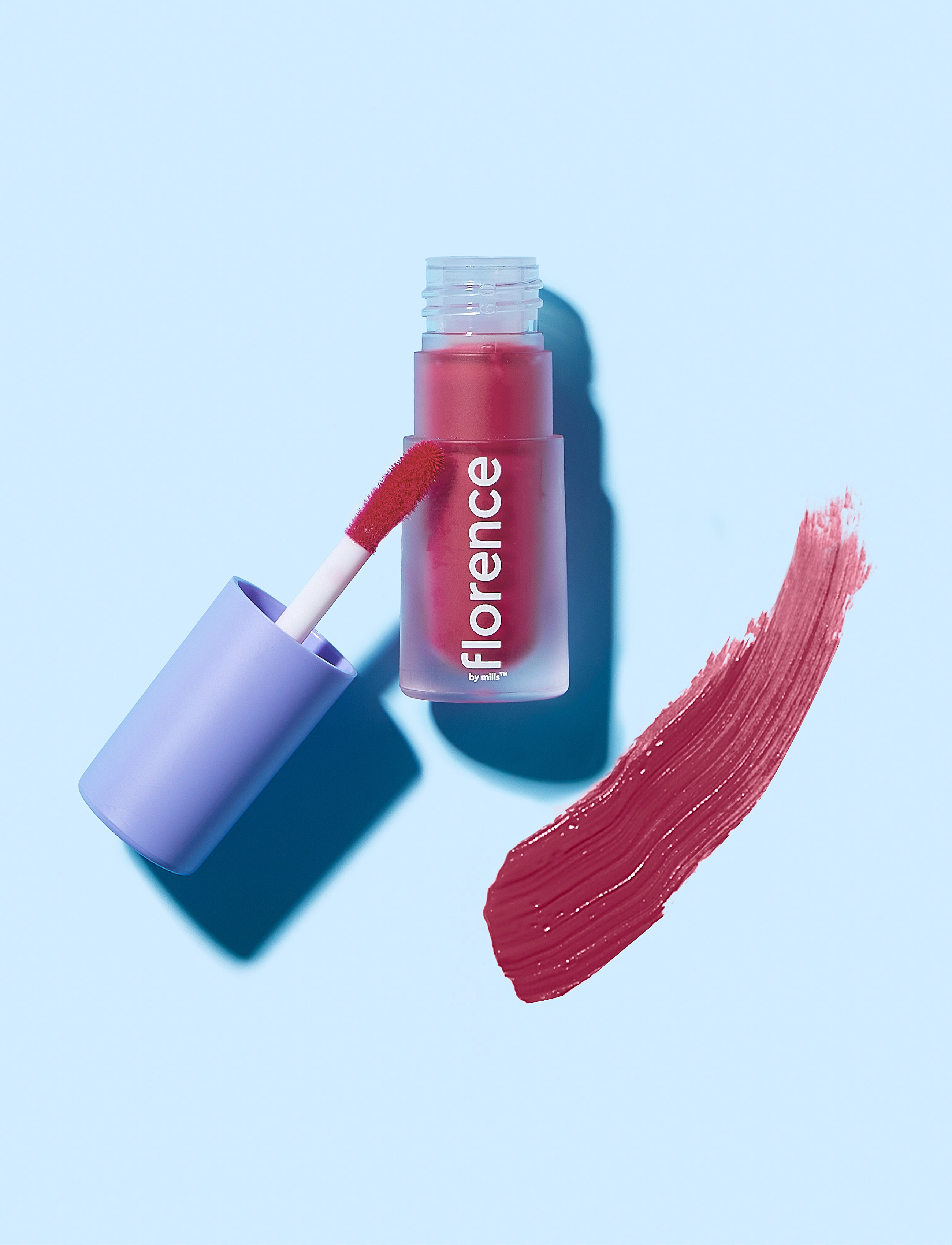 Florence By Mills - Be A VIP Velvet Liquid Lipstick - förðunarvörur - we stan (berry) - 3