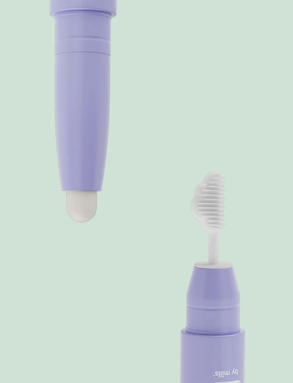 Florence By Mills - Brow Wax With Cloud Brush - förðunarvörur - clear - 0