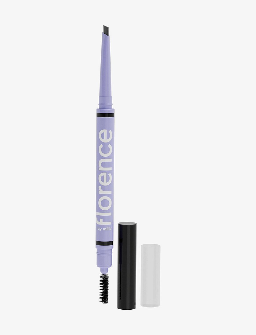 Florence By Mills - Tint N Tame Eyebrow Pencil With Spoolie - Ögon & bryn - black brown - 1