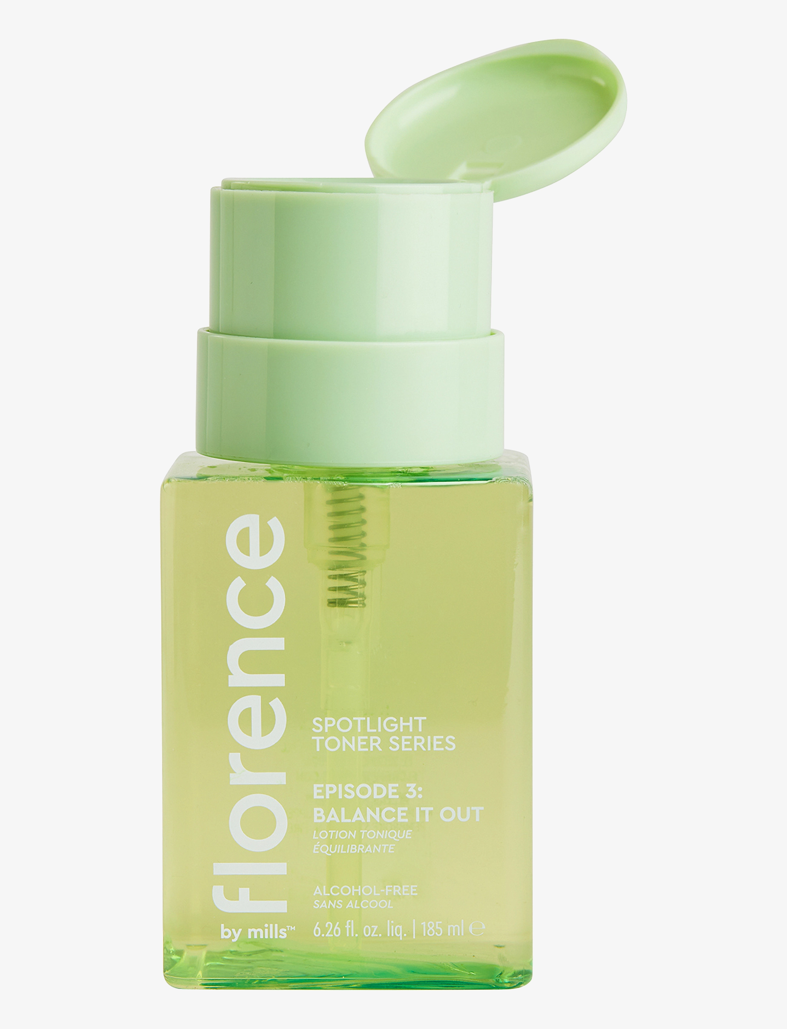 Florence By Mills Spotlight Toner Series - Exfolierande ansiktsvatten - EPISODE 3: BALANCE IT OUT / clear