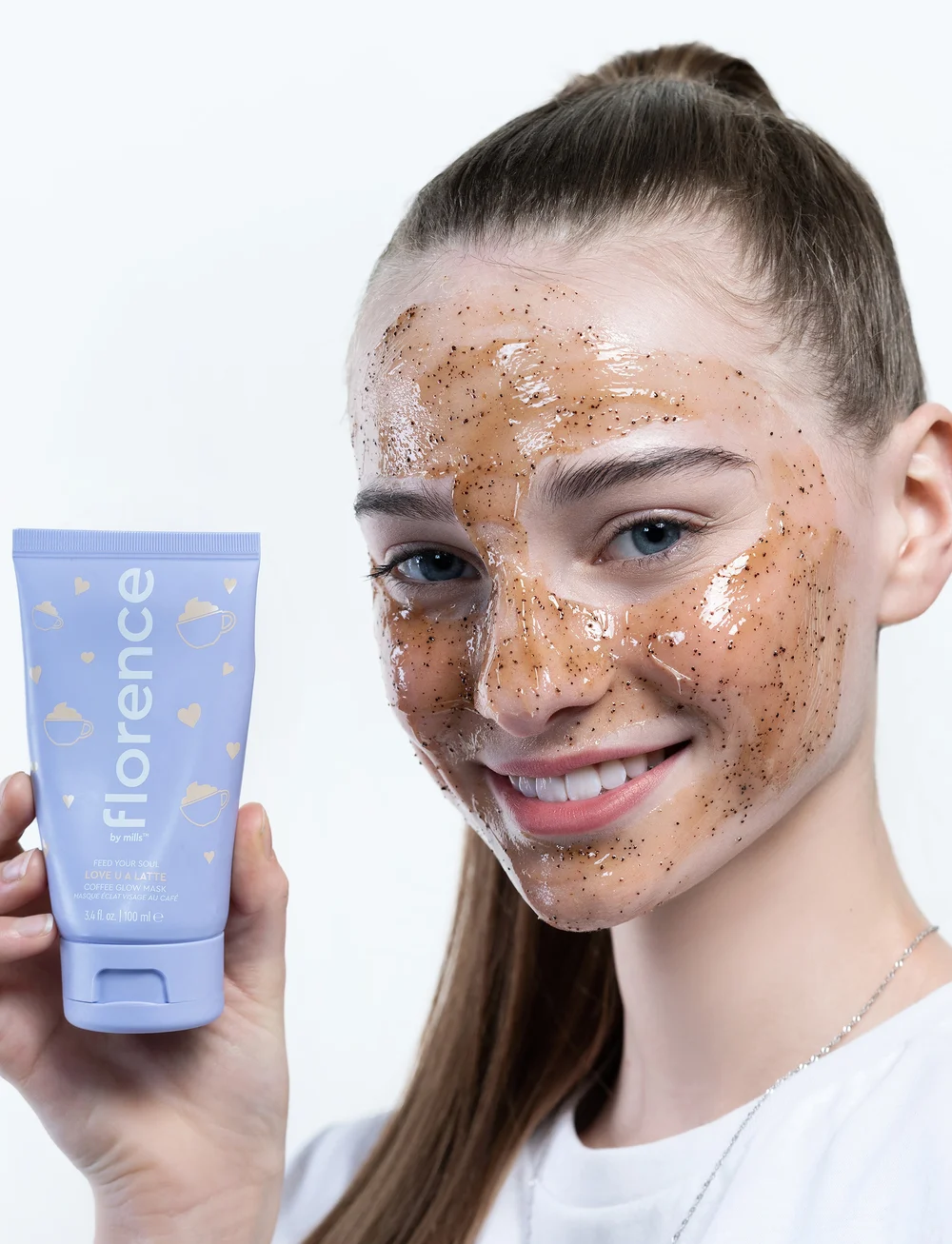 Florence By Mills - Feed Your Soul Love U A Latte Coffee Glow Mask - hreinsandi tóner - clear - 3