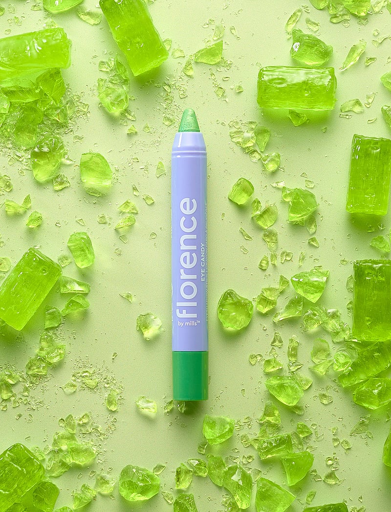 Florence By Mills - Eyecandy Eyeshadow Stick - augu og augabrúnir - sour apple (electric metallic green) - 2
