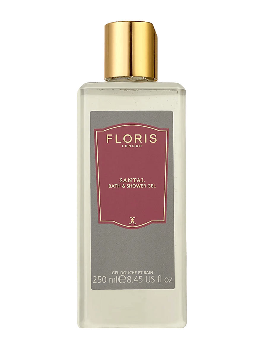 Floris - Santal Bath & Shower Gel 250ml - shower gels - clear - 0