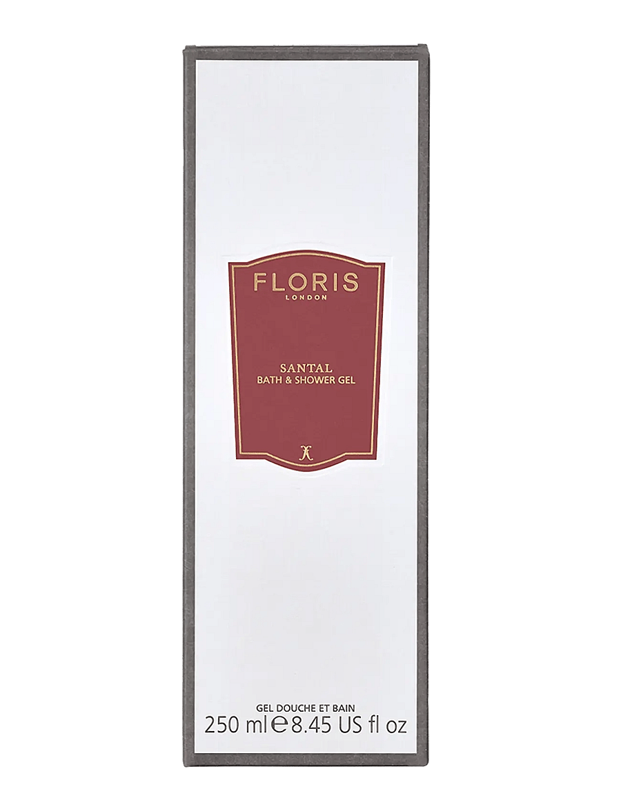 Floris - Santal Bath & Shower Gel 250ml - shower gels - clear - 1