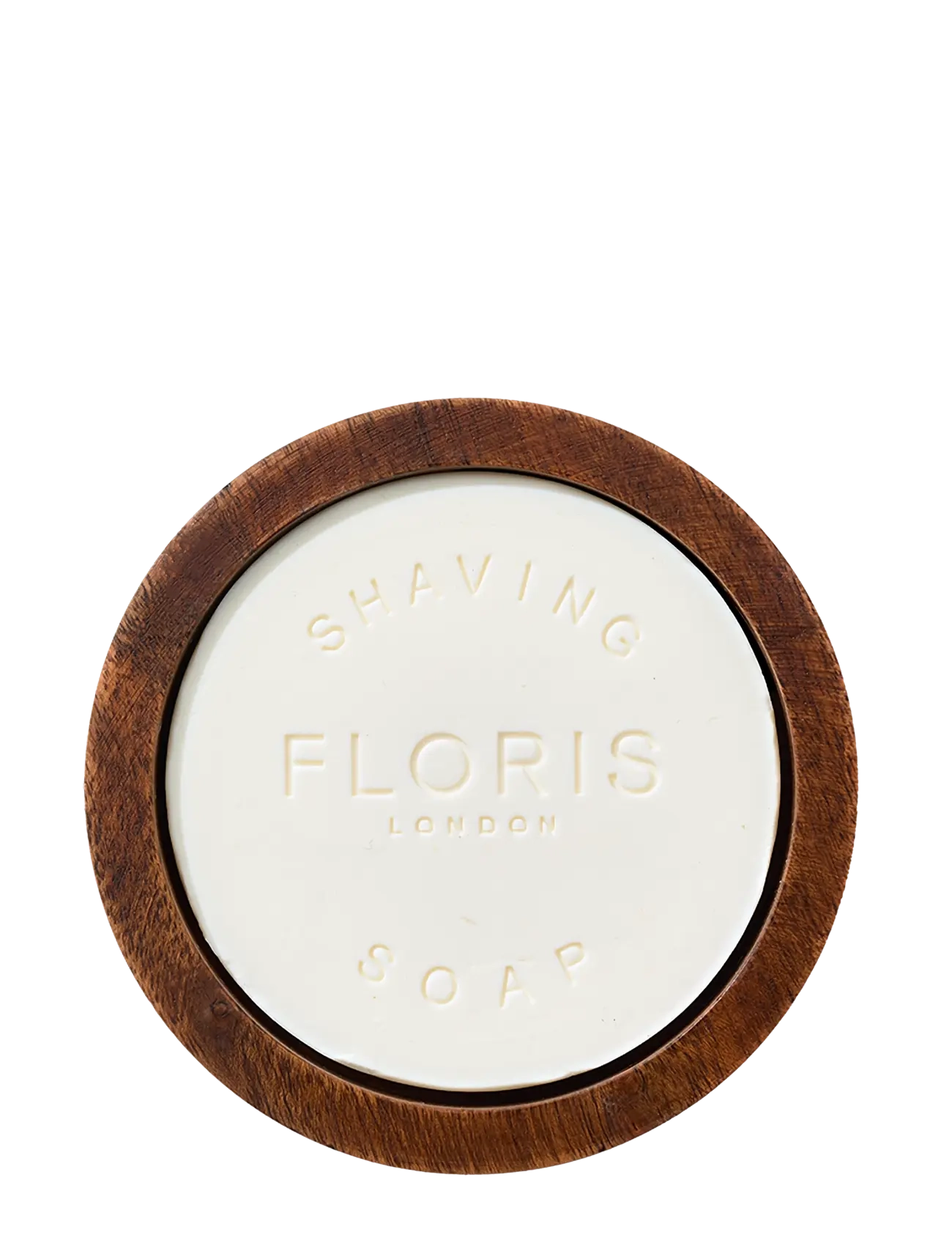 Santal Shaving Soap In A Wooden Bowl