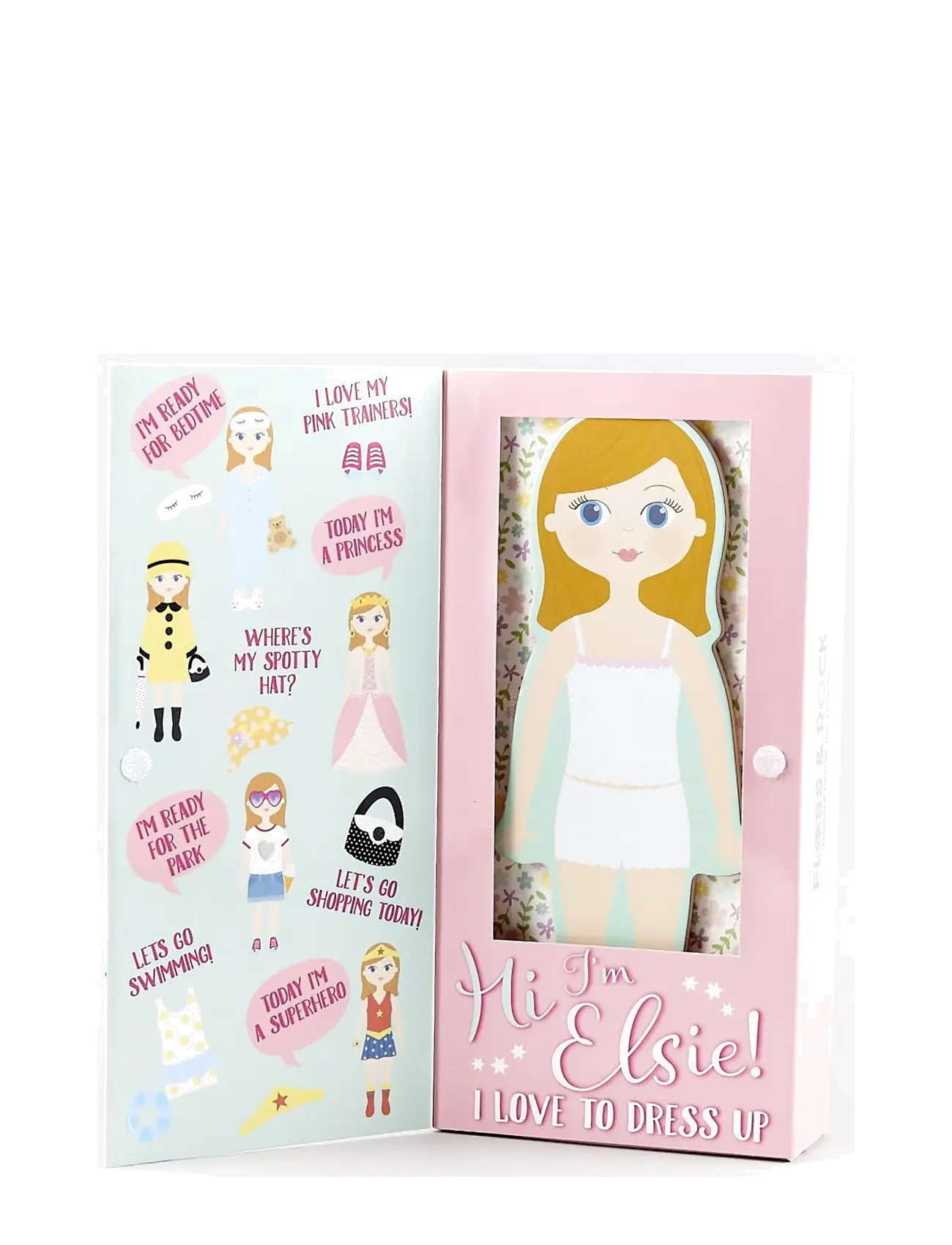 Floss & Rock Elsie Magnetic Dress up Character - Spielzeug 3-5 Jahre - PINK / pink/rose