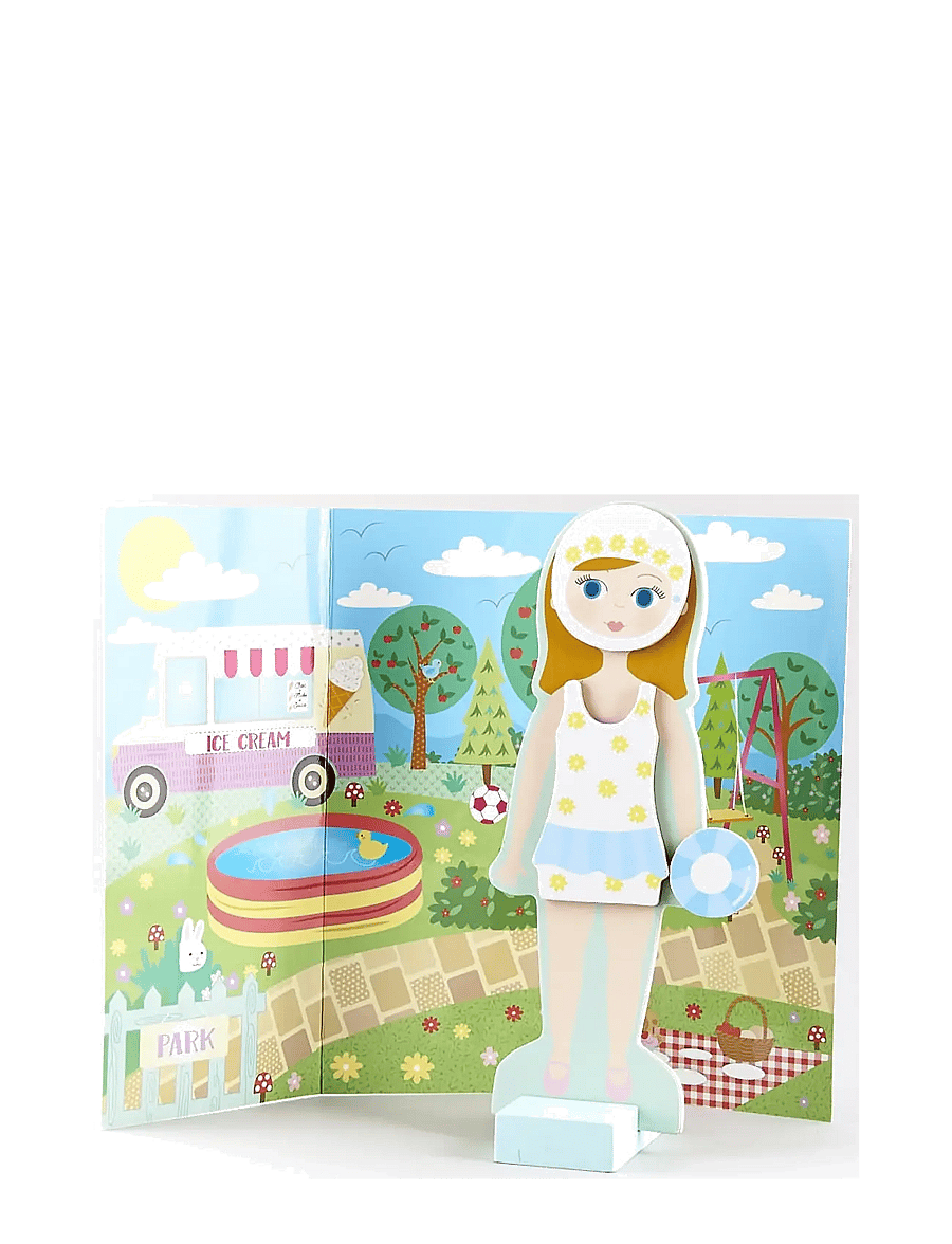 Floss & Rock - Elsie Magnetic Dress up Character - pink - 1