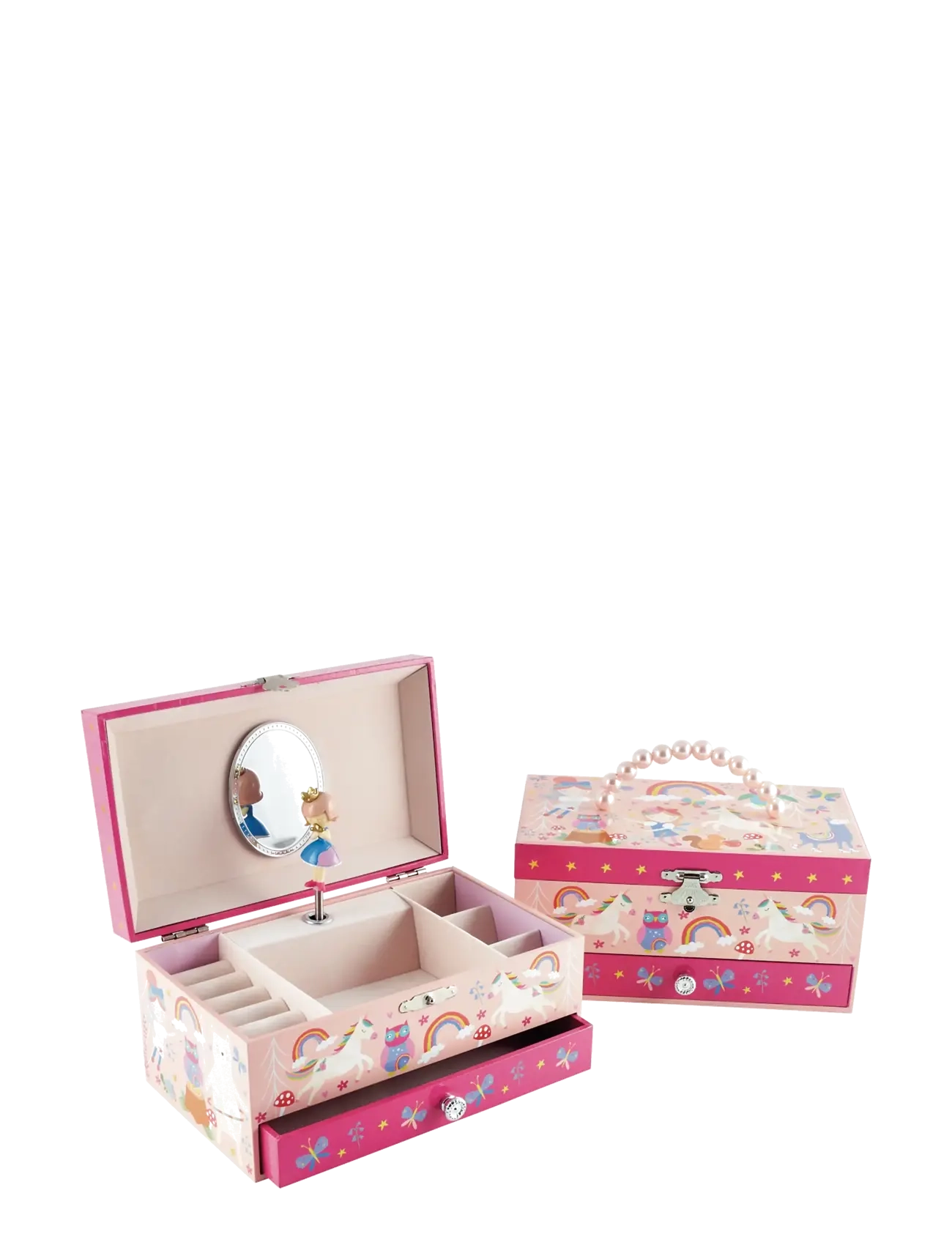 Floss & Rock Rainbow Woodland Jewellery Box - Schmuckschatullen - RAINBOW / pink/rose